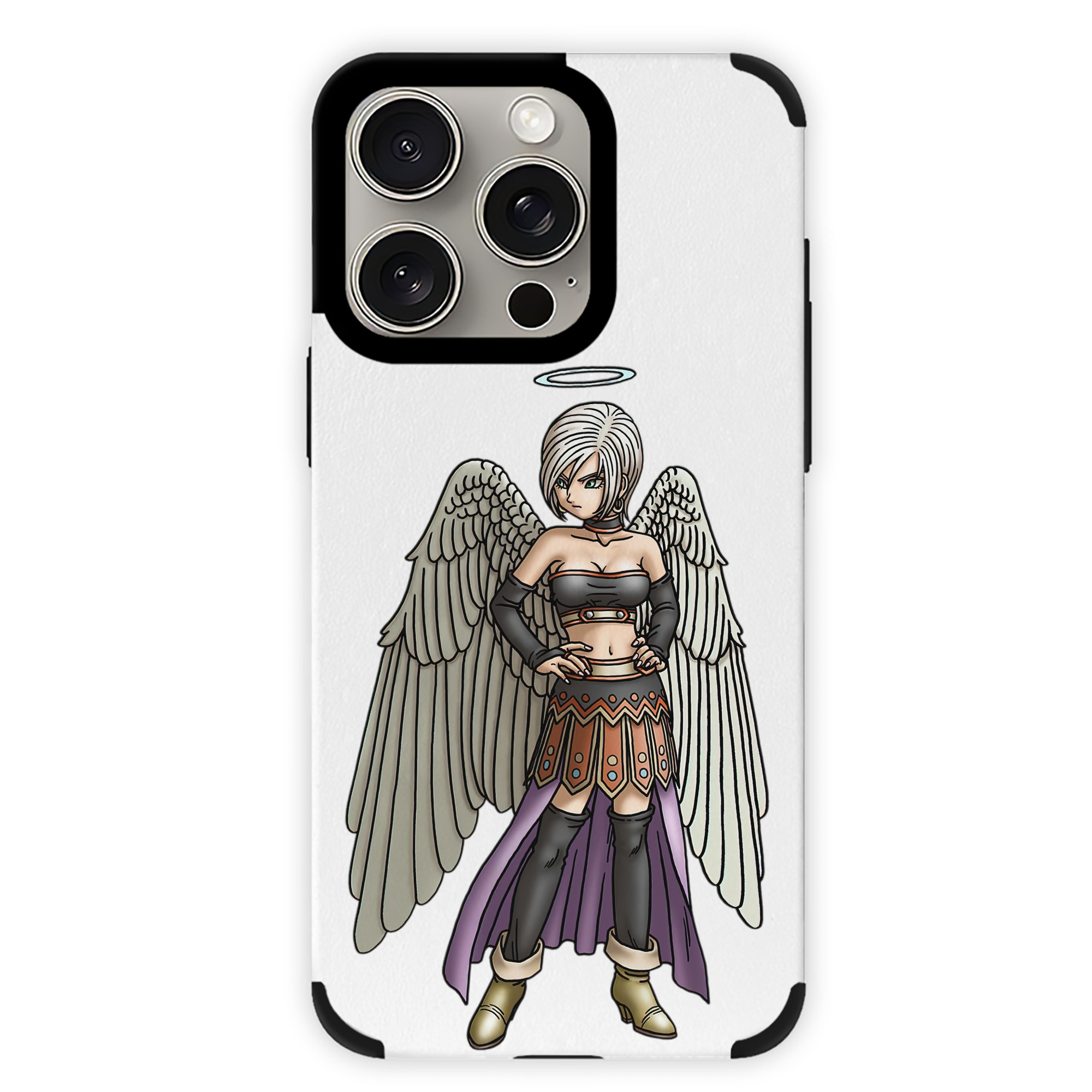 （画像用） ドラゴンクエスト Doragon Kuesuto Dragon Quest 【iPhone15ProMax対応】 PUレザー スマホケース 耐衝撃＆黄変防止