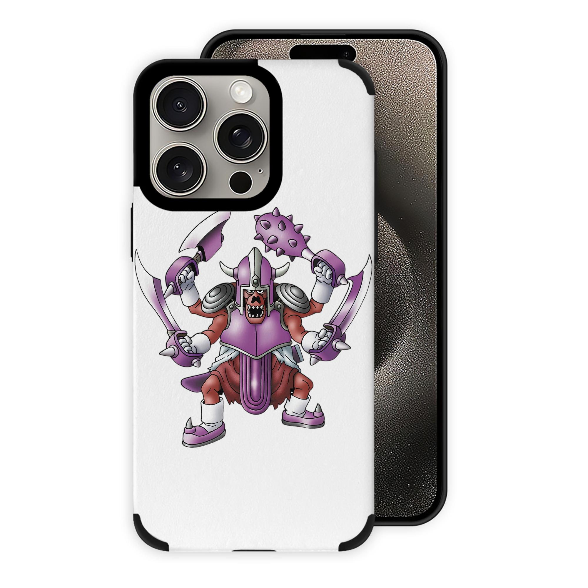 （画像用） ドラゴンクエスト Doragon Kuesuto Dragon Quest 【iPhone15ProMax対応】 PUレザー スマホケース 耐衝撃＆黄変防止