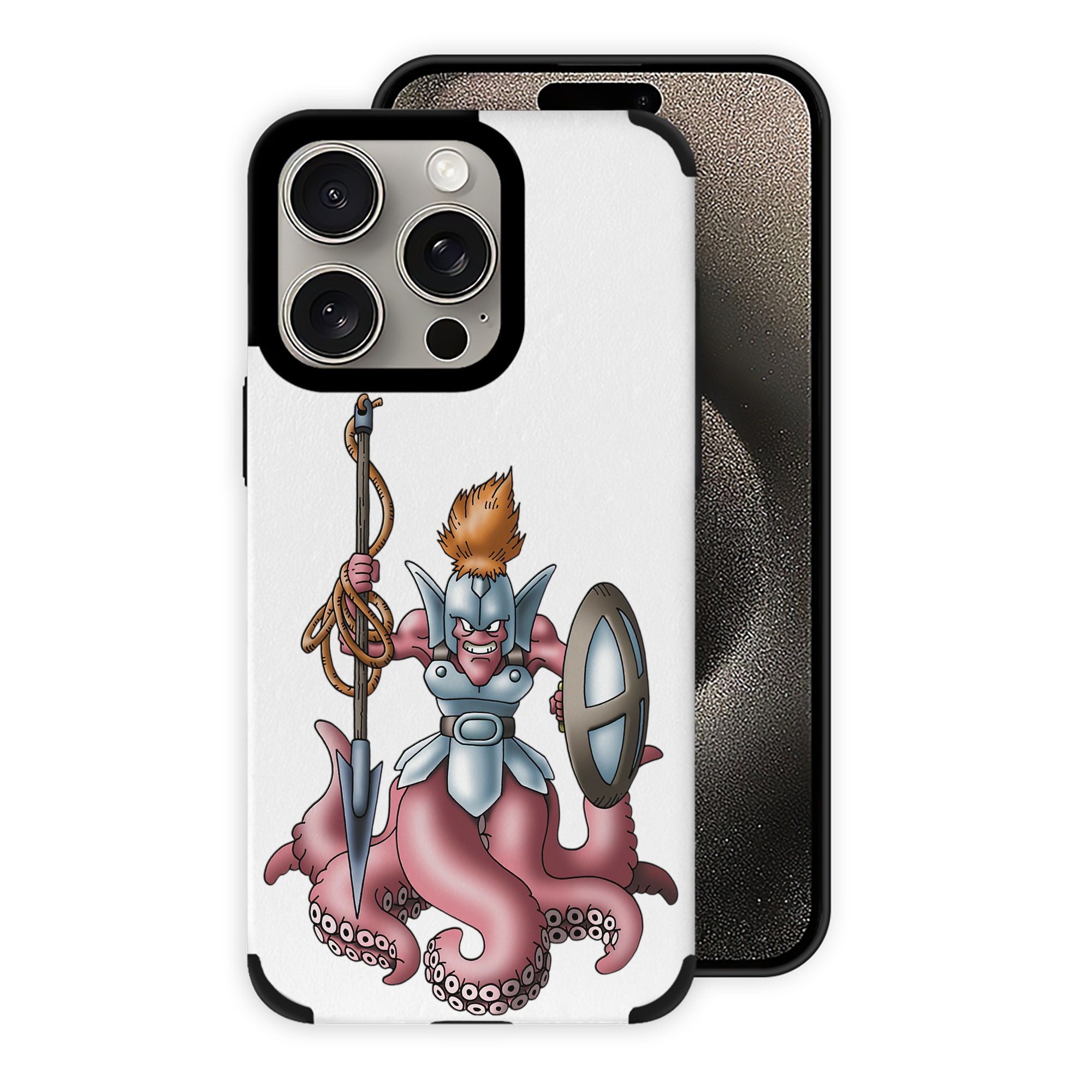 （画像用） ドラゴンクエスト Doragon Kuesuto Dragon Quest 【iPhone15ProMax対応】 PUレザー スマホケース 耐衝撃＆黄変防止