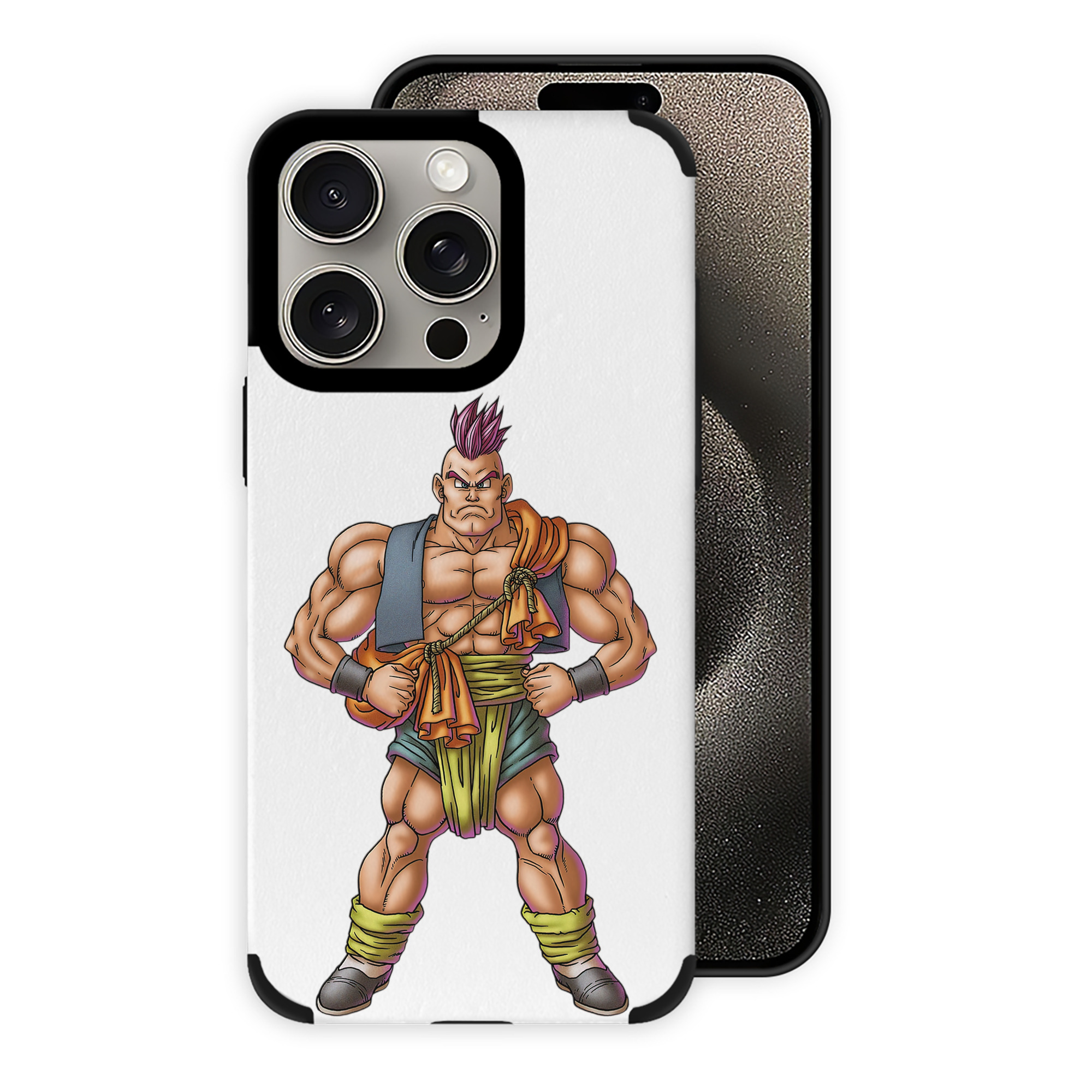 （画像用） ドラゴンクエスト Doragon Kuesuto Dragon Quest 【iPhone15ProMax対応】 PUレザー スマホケース 耐衝撃＆黄変防止