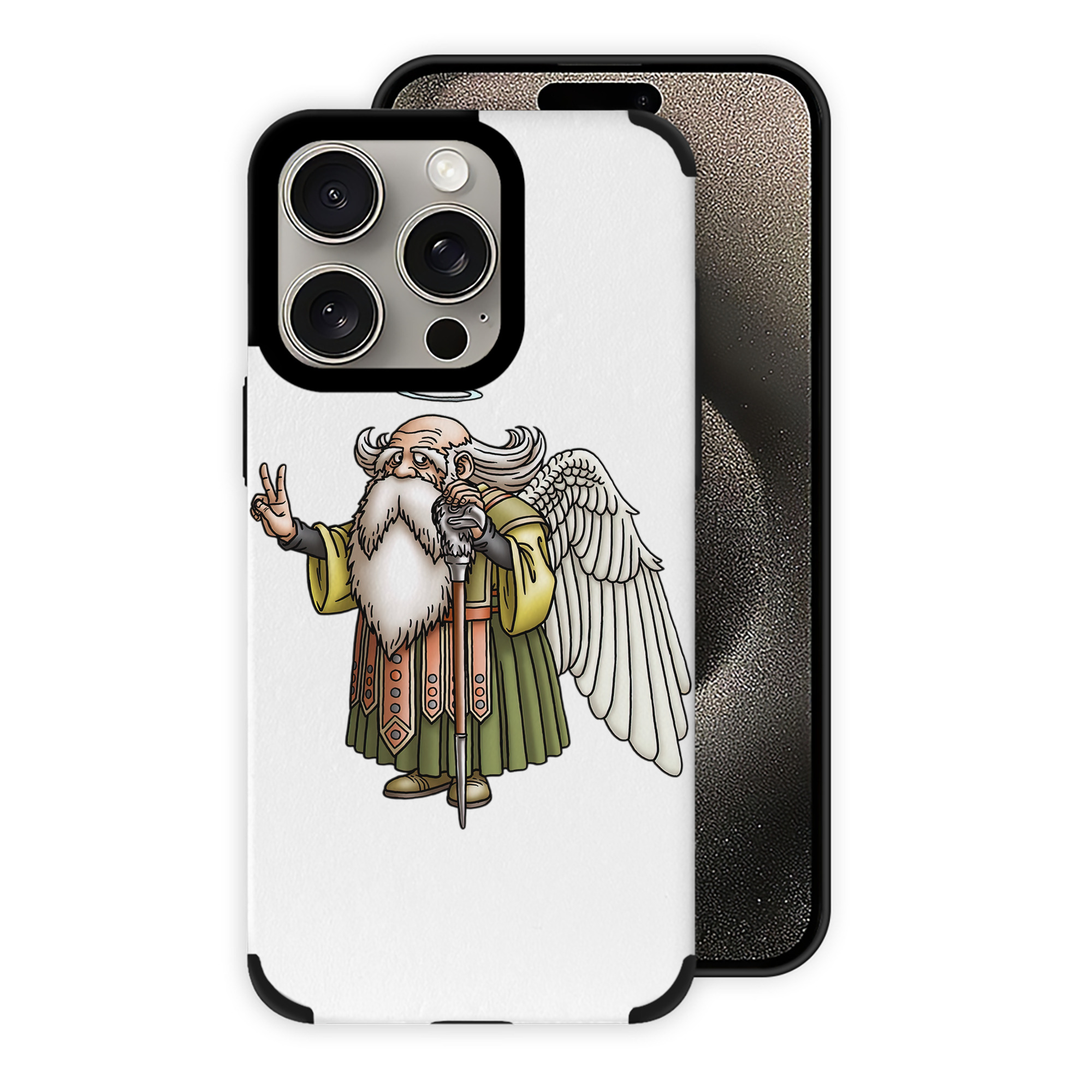 （画像用） ドラゴンクエスト Doragon Kuesuto Dragon Quest 【iPhone15ProMax対応】 PUレザー スマホケース 耐衝撃＆黄変防止