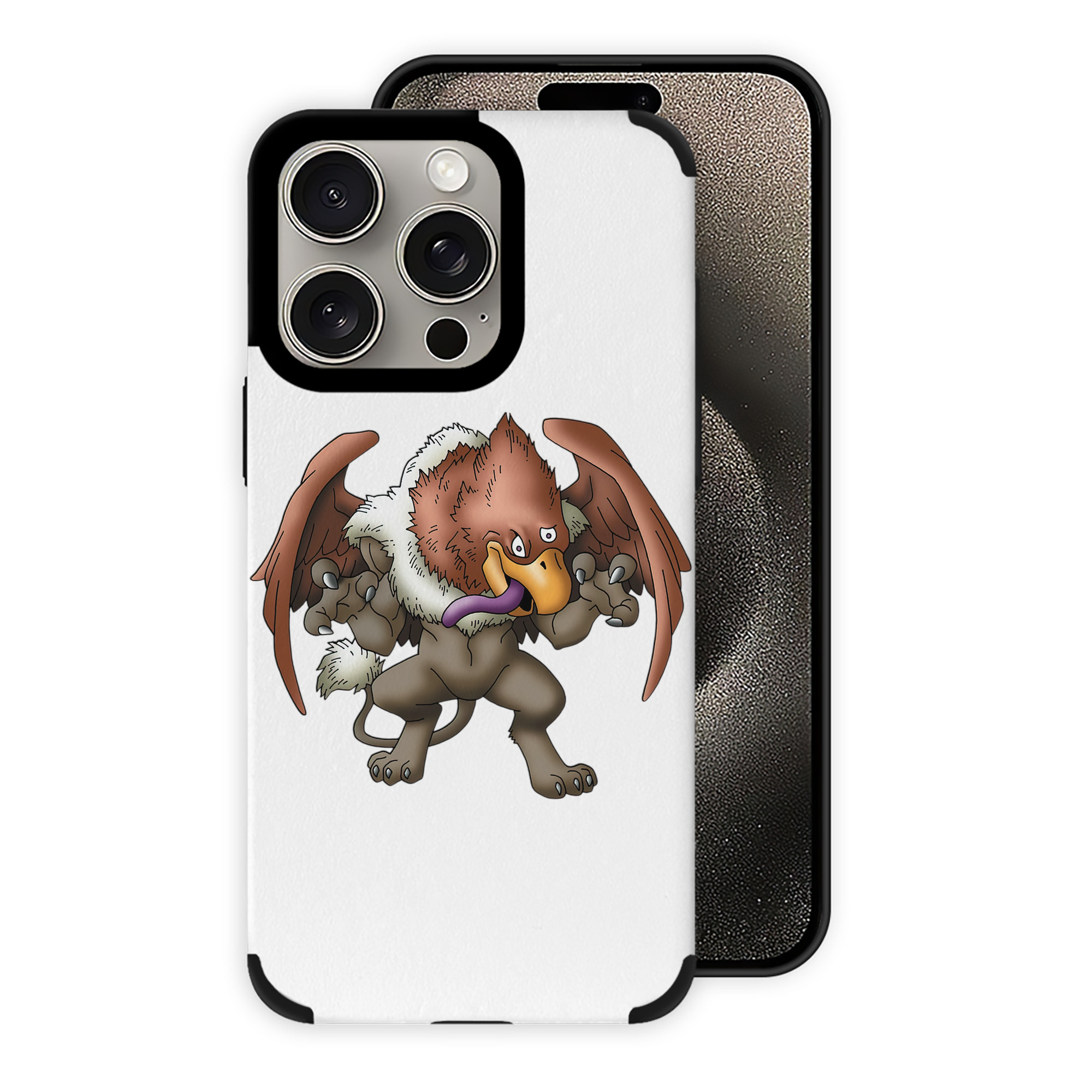 （画像用） ドラゴンクエスト Doragon Kuesuto Dragon Quest 【iPhone15ProMax対応】 PUレザー スマホケース 耐衝撃＆黄変防止
