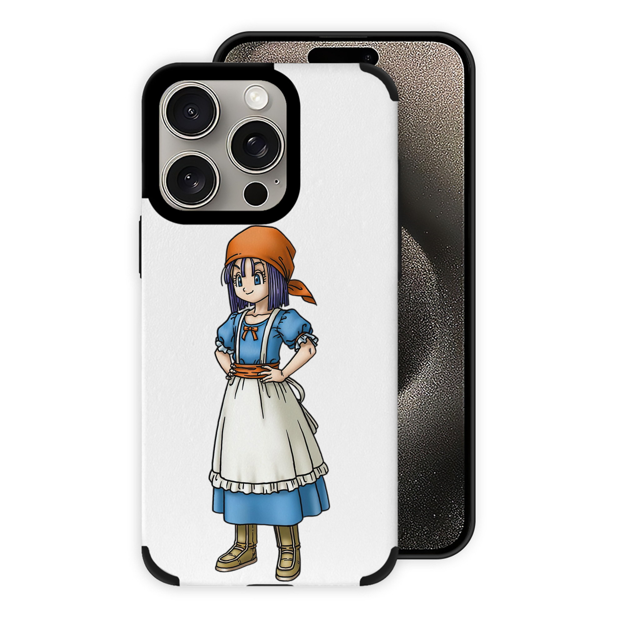 （画像用） ドラゴンクエスト Doragon Kuesuto Dragon Quest 【iPhone15ProMax対応】 PUレザー スマホケース 耐衝撃＆黄変防止