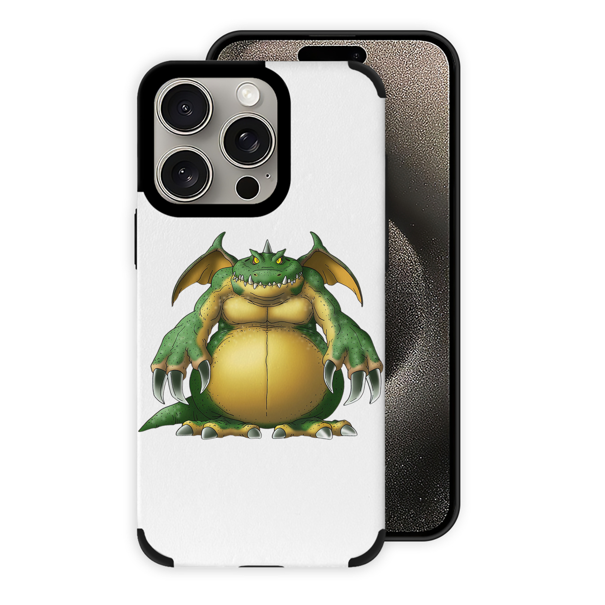 （画像用） ドラゴンクエスト Doragon Kuesuto Dragon Quest 【iPhone15ProMax対応】 PUレザー スマホケース 耐衝撃＆黄変防止