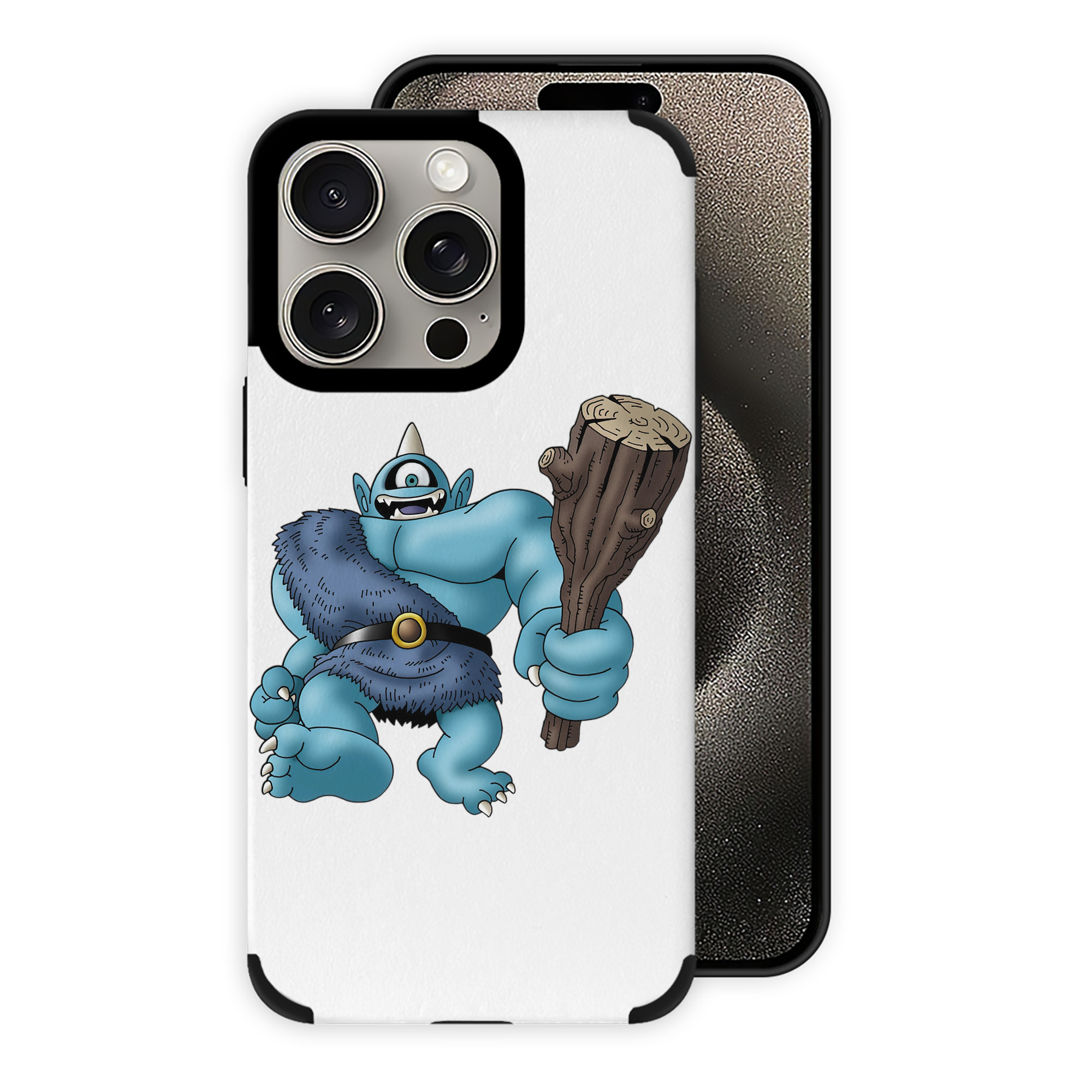 （画像用） ドラゴンクエスト Doragon Kuesuto Dragon Quest 【iPhone15ProMax対応】 PUレザー スマホケース 耐衝撃＆黄変防止