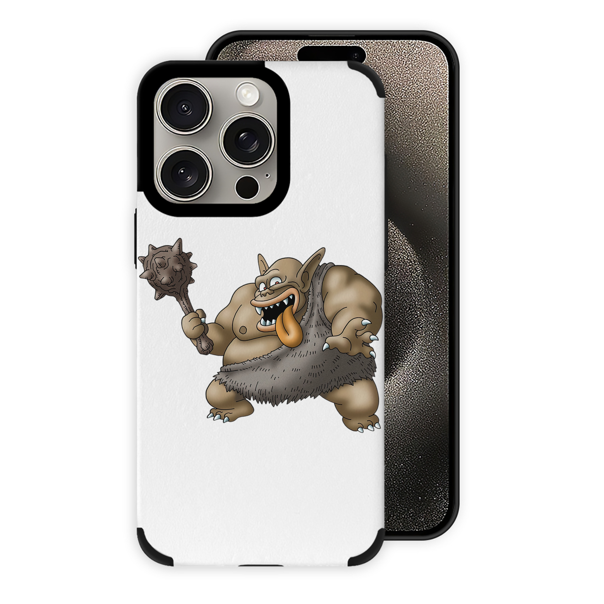 （画像用） ドラゴンクエスト Doragon Kuesuto Dragon Quest 【iPhone15ProMax対応】 PUレザー スマホケース 耐衝撃＆黄変防止