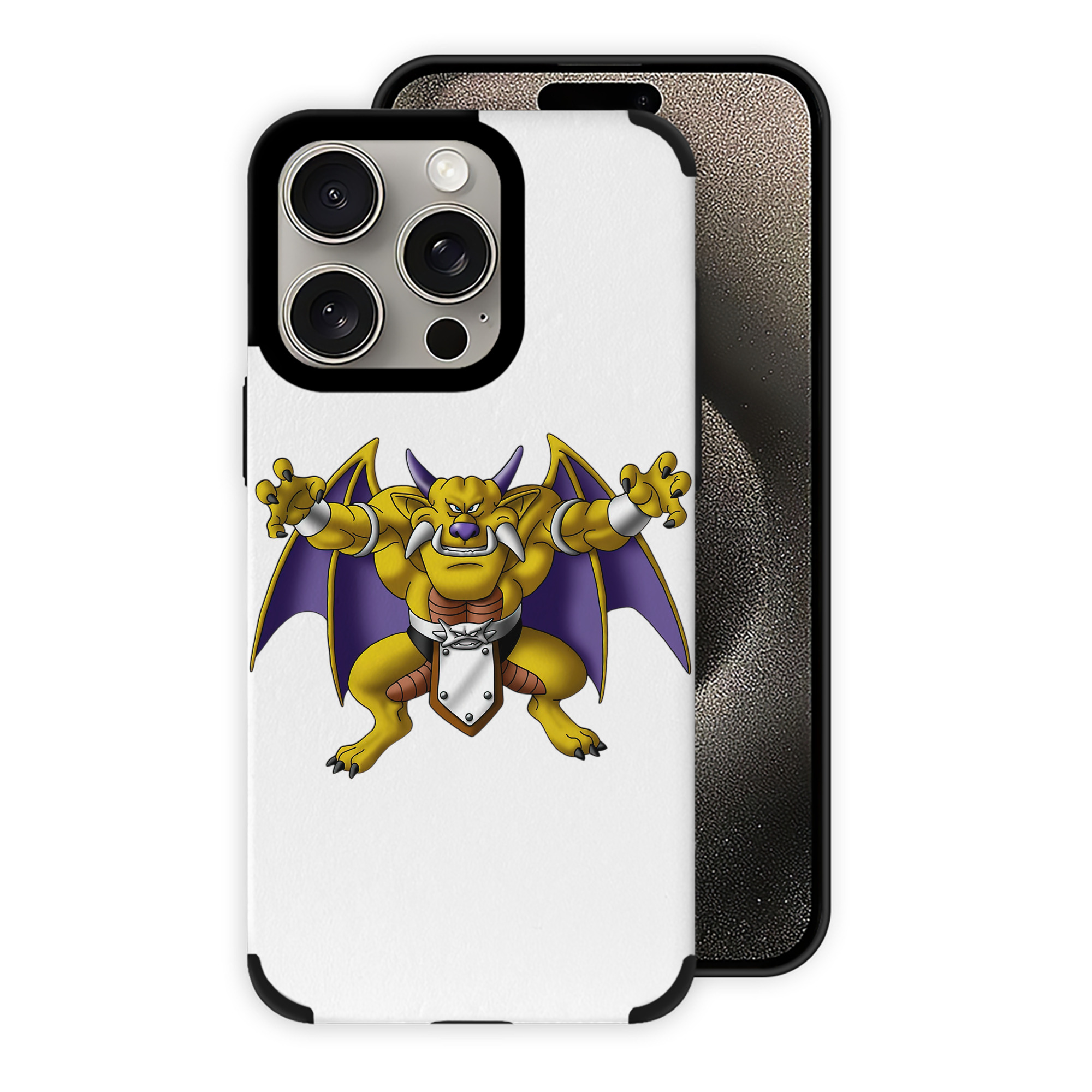 （画像用） ドラゴンクエスト Doragon Kuesuto Dragon Quest 【iPhone15ProMax対応】 PUレザー スマホケース 耐衝撃＆黄変防止