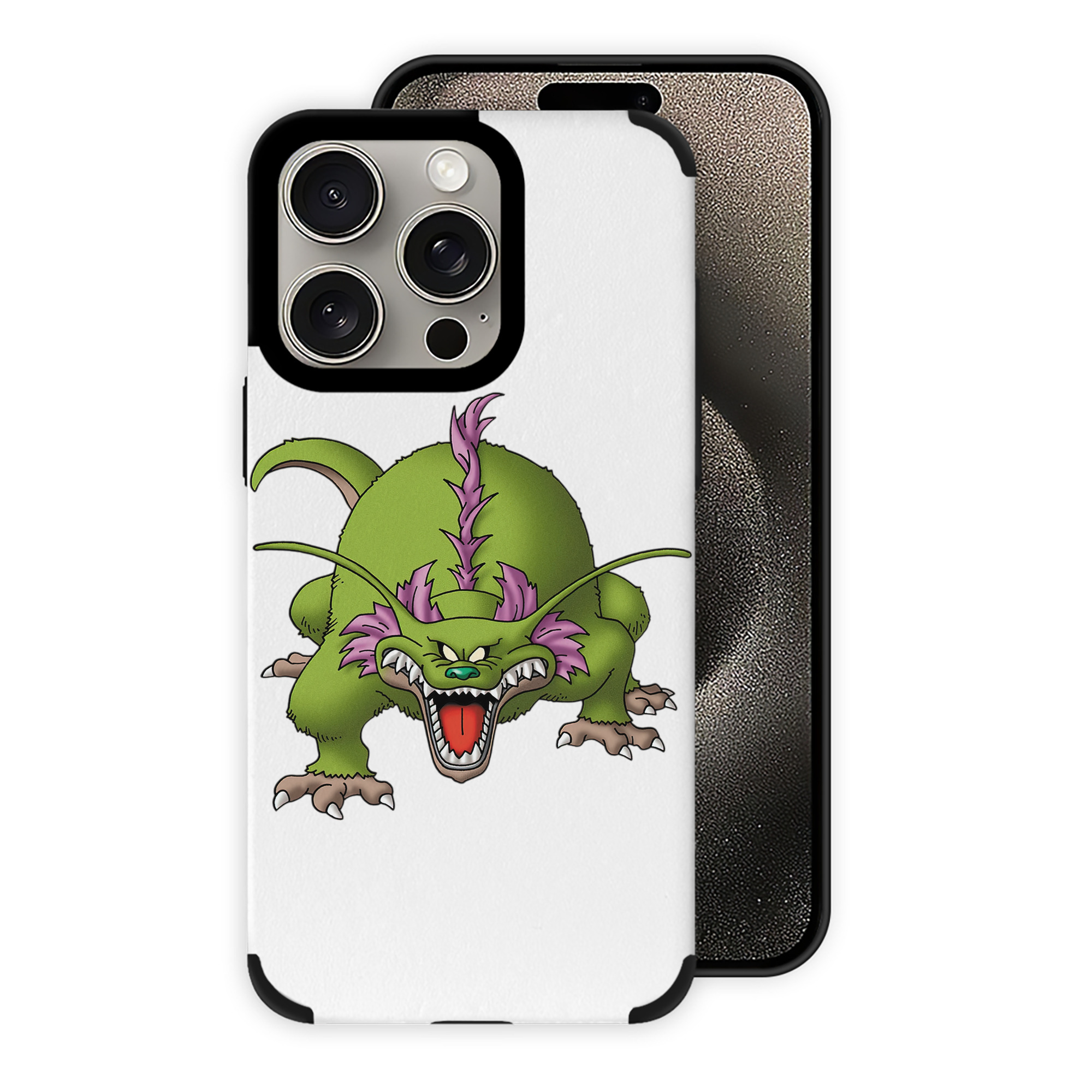 （画像用） ドラゴンクエスト Doragon Kuesuto Dragon Quest 【iPhone15ProMax対応】 PUレザー スマホケース 耐衝撃＆黄変防止