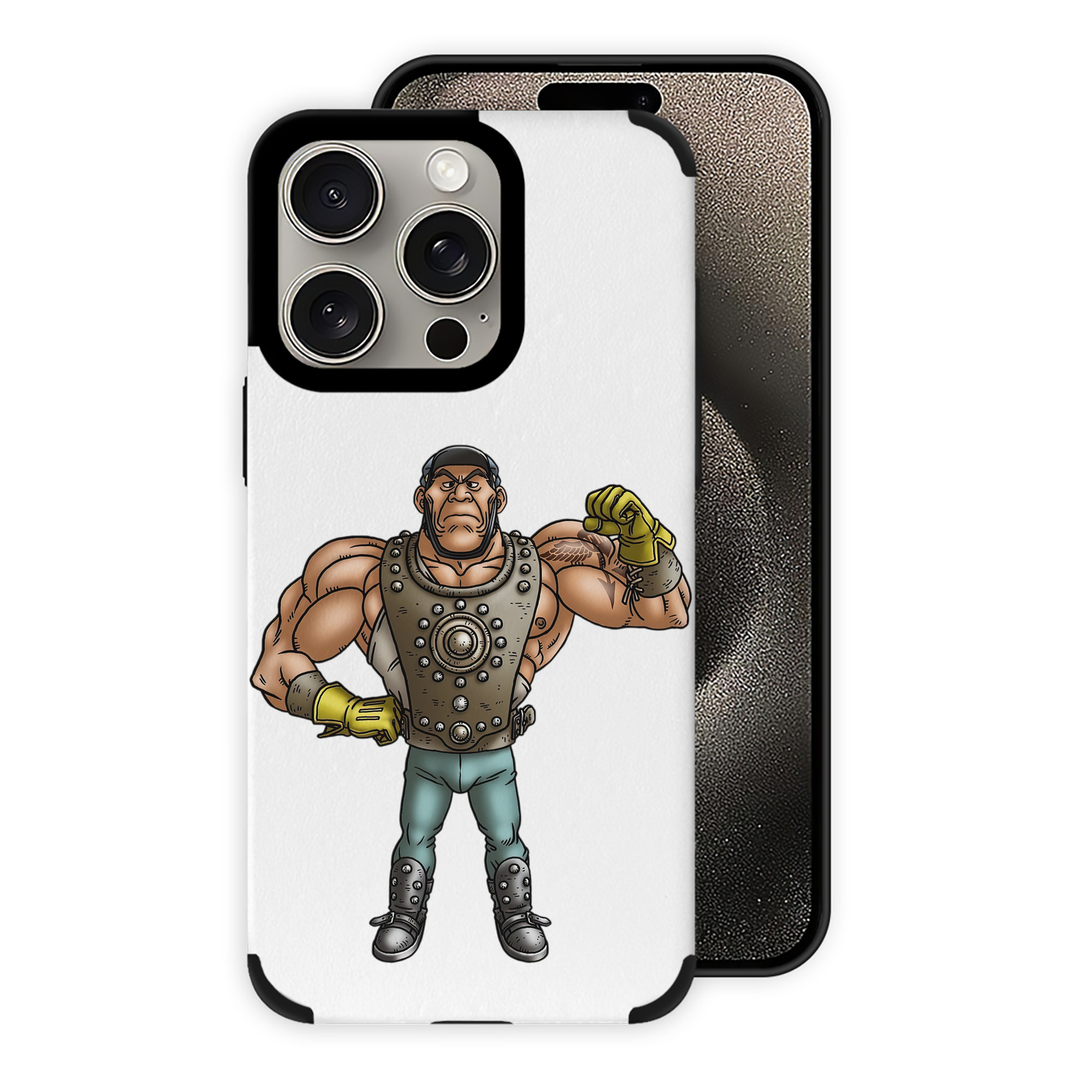 （画像用） ドラゴンクエスト Doragon Kuesuto Dragon Quest 【iPhone15ProMax対応】 PUレザー スマホケース 耐衝撃＆黄変防止