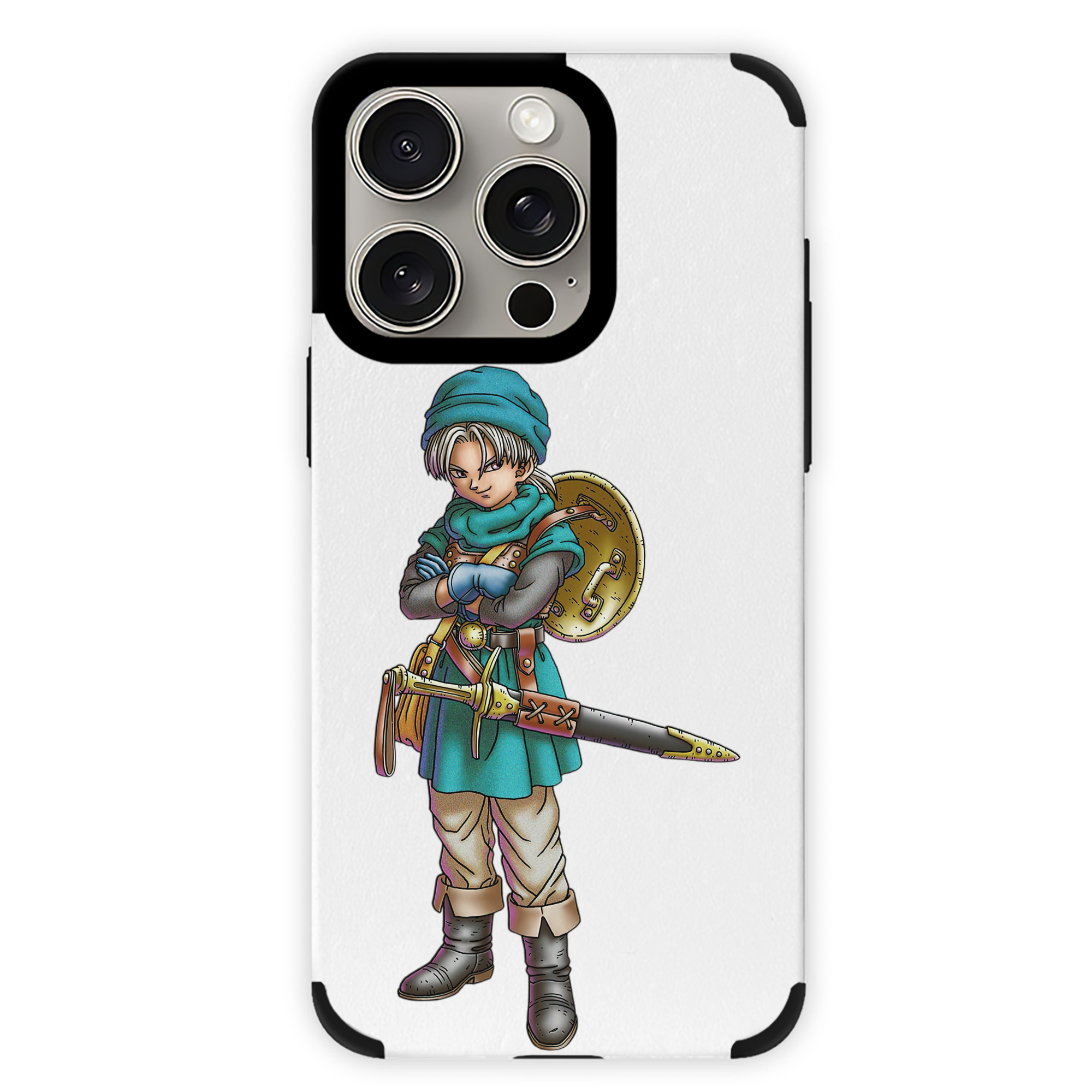 （画像用） ドラゴンクエスト Doragon Kuesuto Dragon Quest 【iPhone15ProMax対応】 PUレザー スマホケース 耐衝撃＆黄変防止