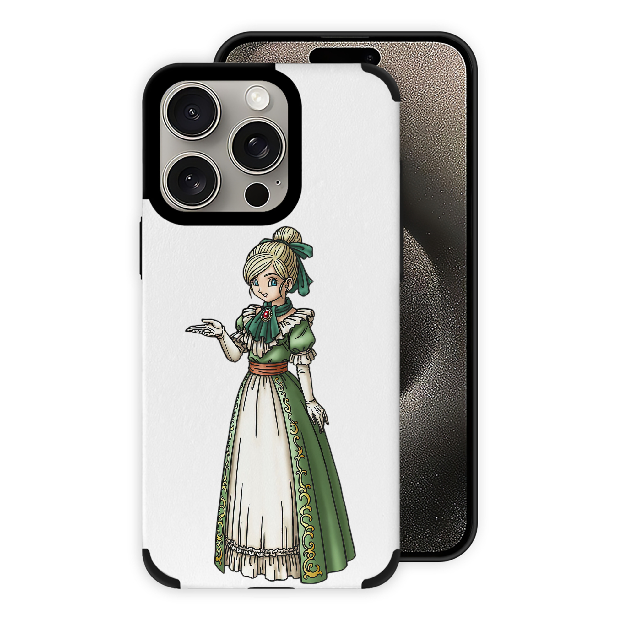 （画像用） ドラゴンクエスト Doragon Kuesuto Dragon Quest 【iPhone15ProMax対応】 PUレザー スマホケース 耐衝撃＆黄変防止