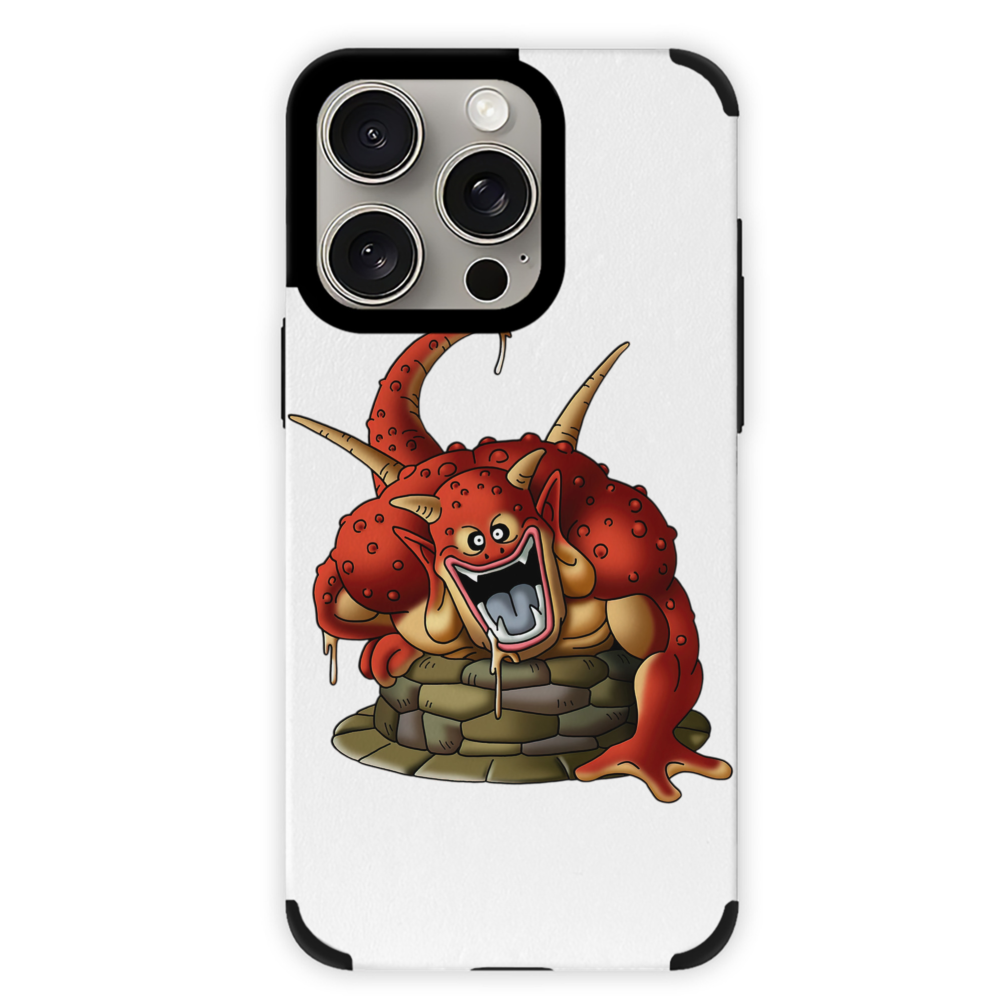 （画像用） ドラゴンクエスト Doragon Kuesuto Dragon Quest 【iPhone15ProMax対応】 PUレザー スマホケース 耐衝撃＆黄変防止