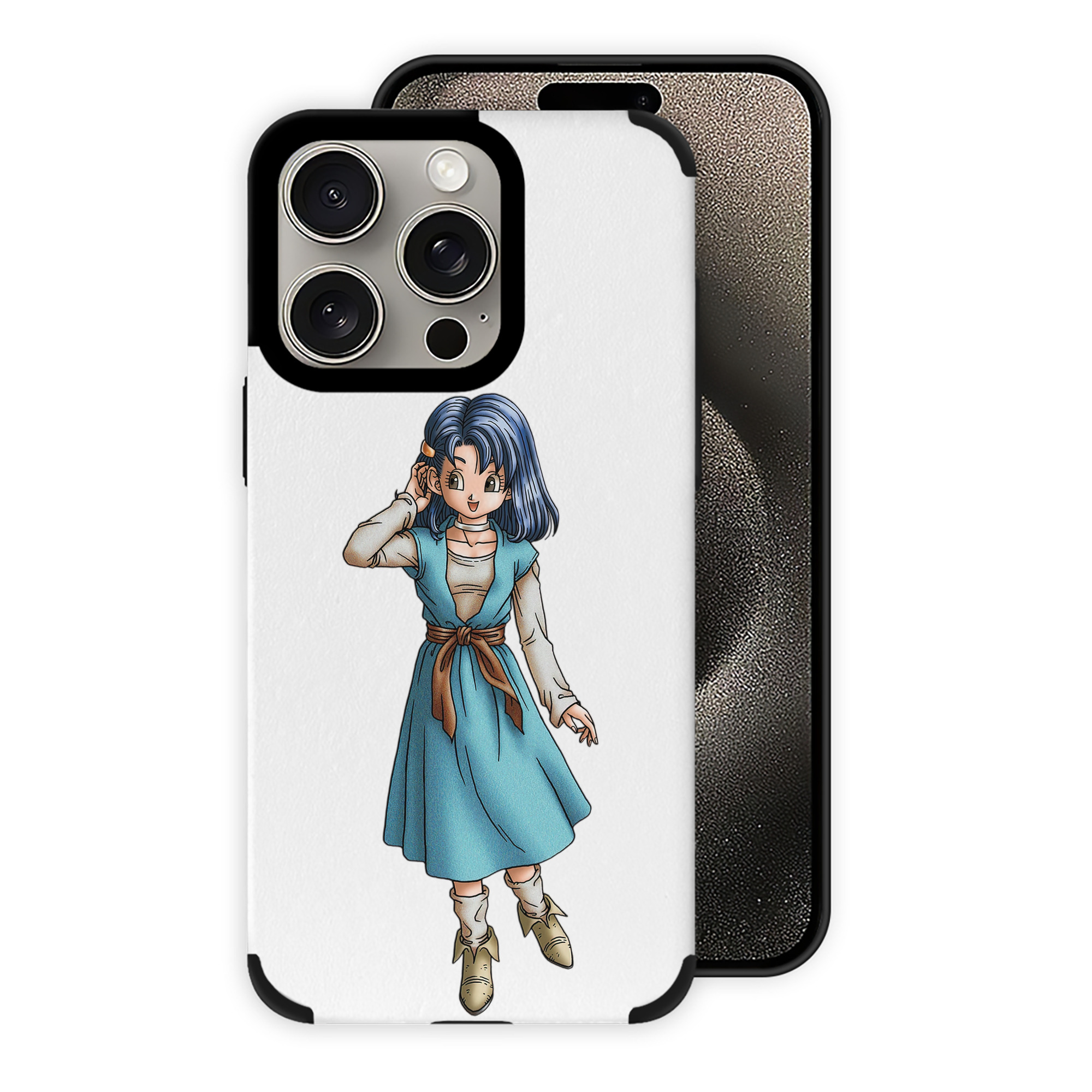 （画像用） ドラゴンクエスト Doragon Kuesuto Dragon Quest 【iPhone15ProMax対応】 PUレザー スマホケース 耐衝撃＆黄変防止