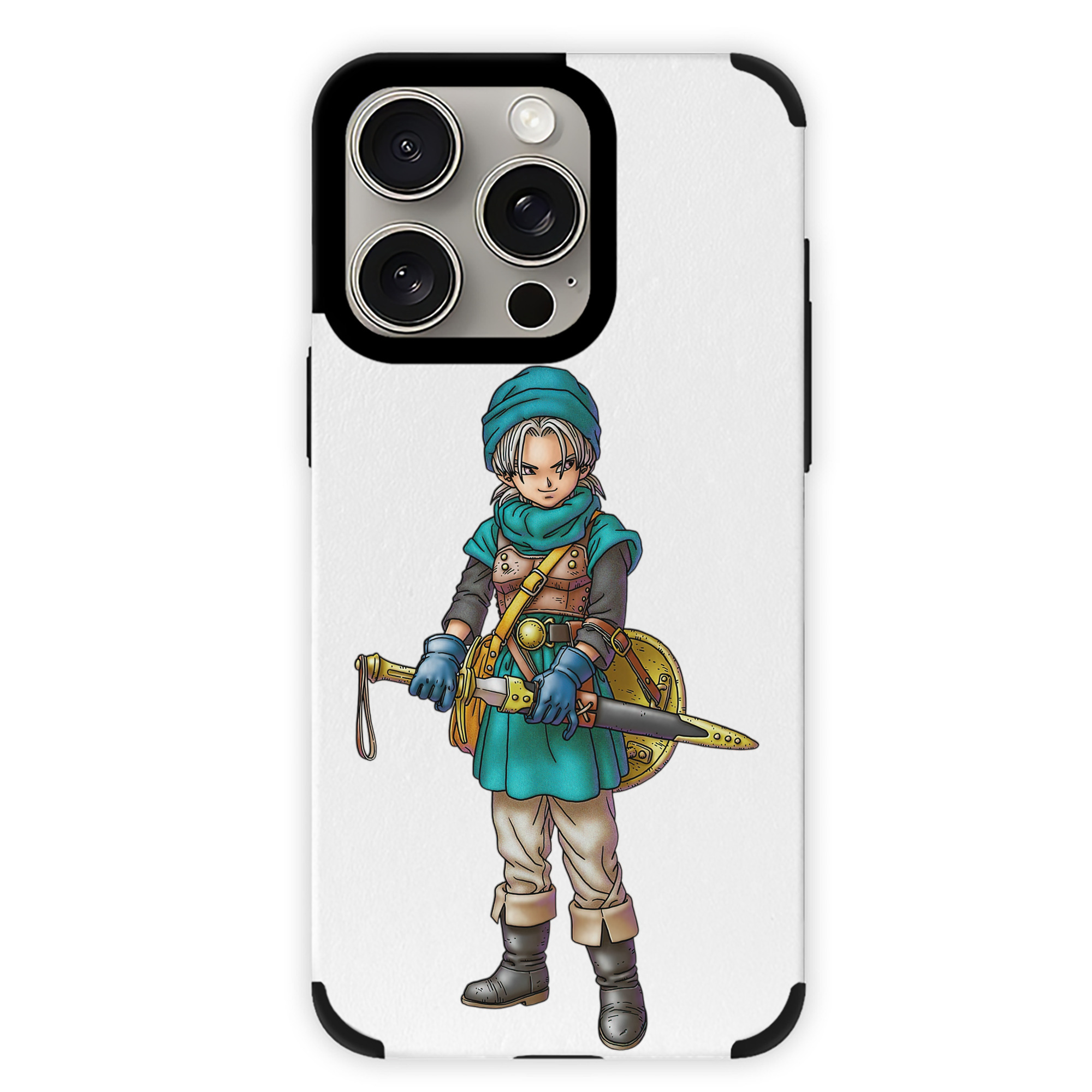 （画像用） ドラゴンクエスト Doragon Kuesuto Dragon Quest 【iPhone15ProMax対応】 PUレザー スマホケース 耐衝撃＆黄変防止