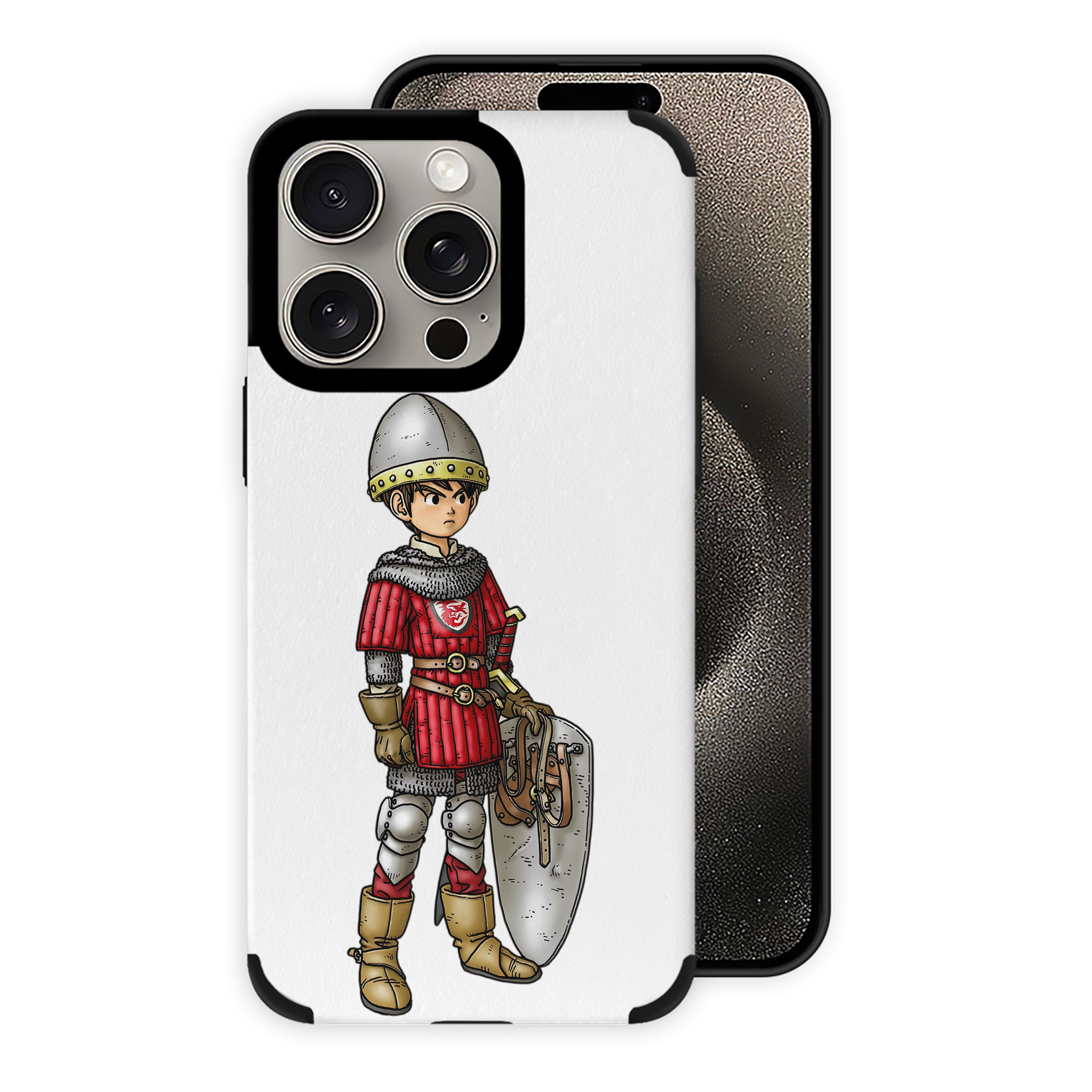 （画像用） ドラゴンクエスト Doragon Kuesuto Dragon Quest 【iPhone15ProMax対応】 PUレザー スマホケース 耐衝撃＆黄変防止