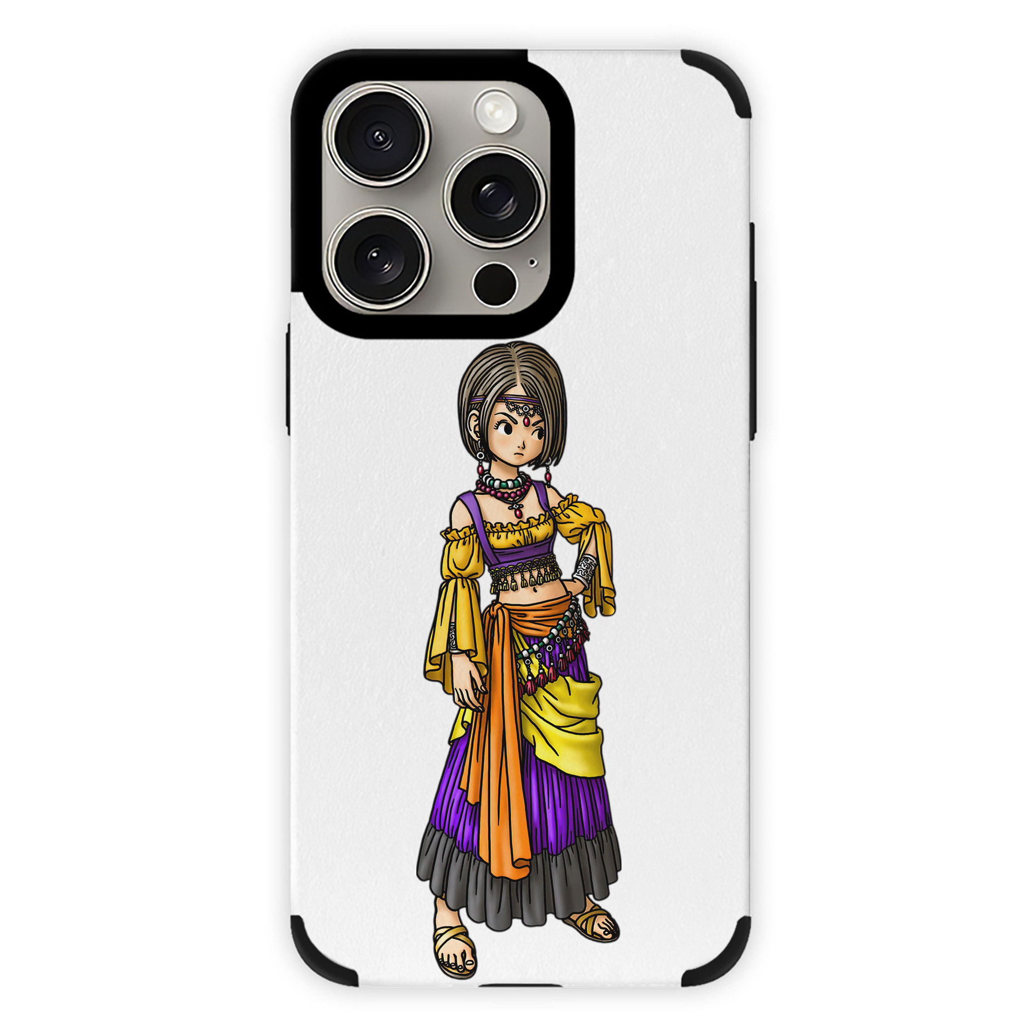 （画像用） ドラゴンクエスト Doragon Kuesuto Dragon Quest 【iPhone15ProMax対応】 PUレザー スマホケース 耐衝撃＆黄変防止