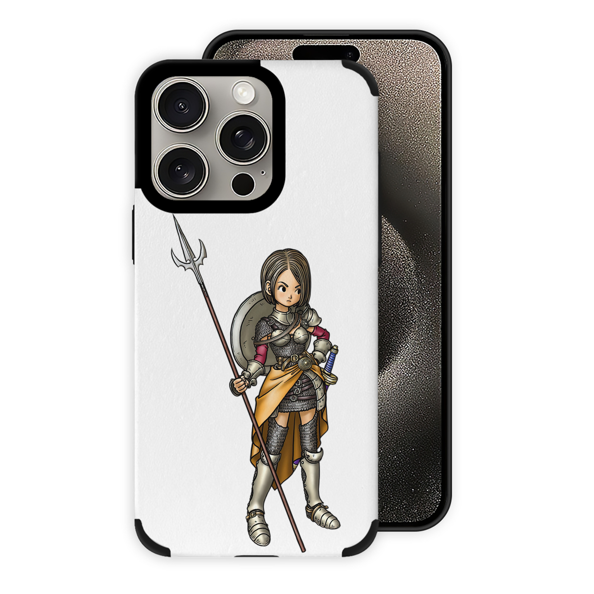 （画像用） ドラゴンクエスト Doragon Kuesuto Dragon Quest 【iPhone15ProMax対応】 PUレザー スマホケース 耐衝撃＆黄変防止