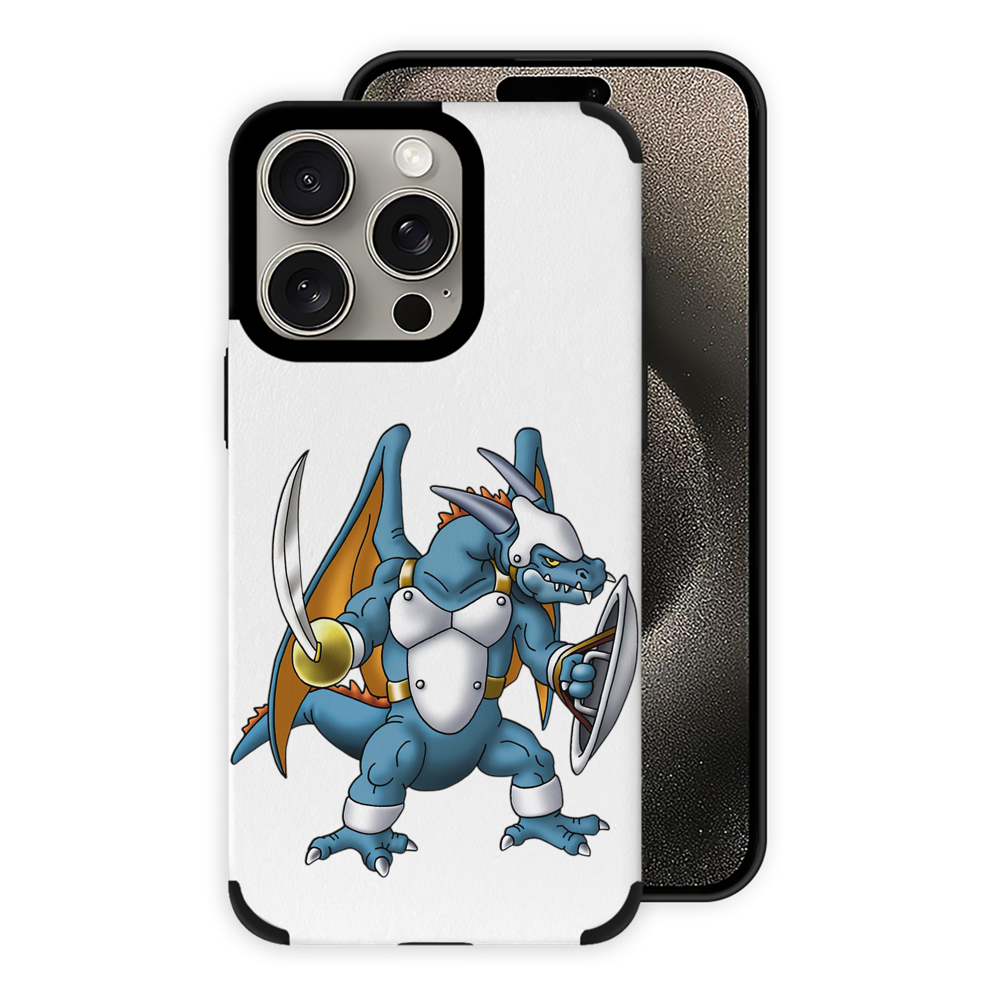 （画像用） ドラゴンクエスト Doragon Kuesuto Dragon Quest 【iPhone15ProMax対応】 PUレザー スマホケース 耐衝撃＆黄変防止