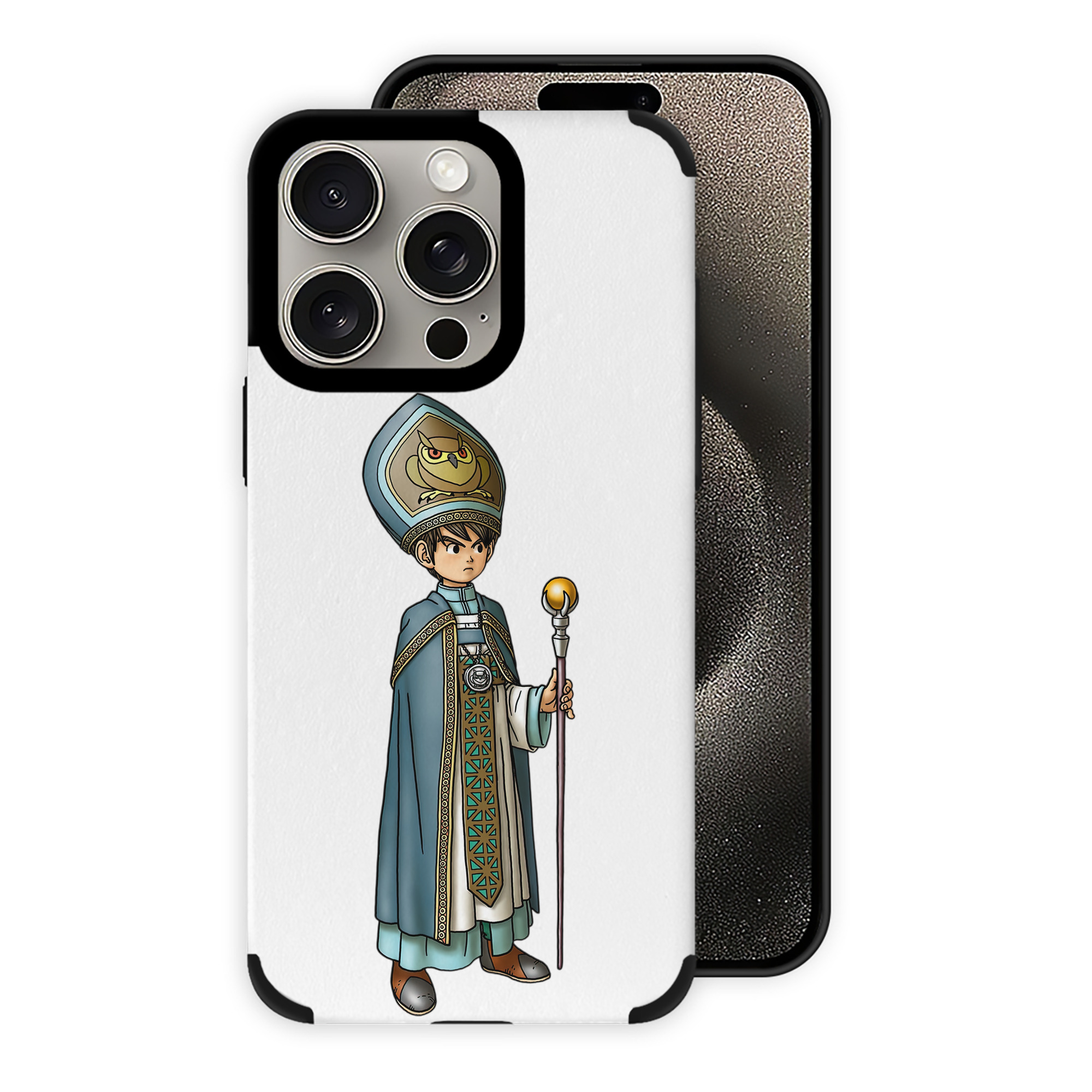 （画像用） ドラゴンクエスト Doragon Kuesuto Dragon Quest 【iPhone15ProMax対応】 PUレザー スマホケース 耐衝撃＆黄変防止