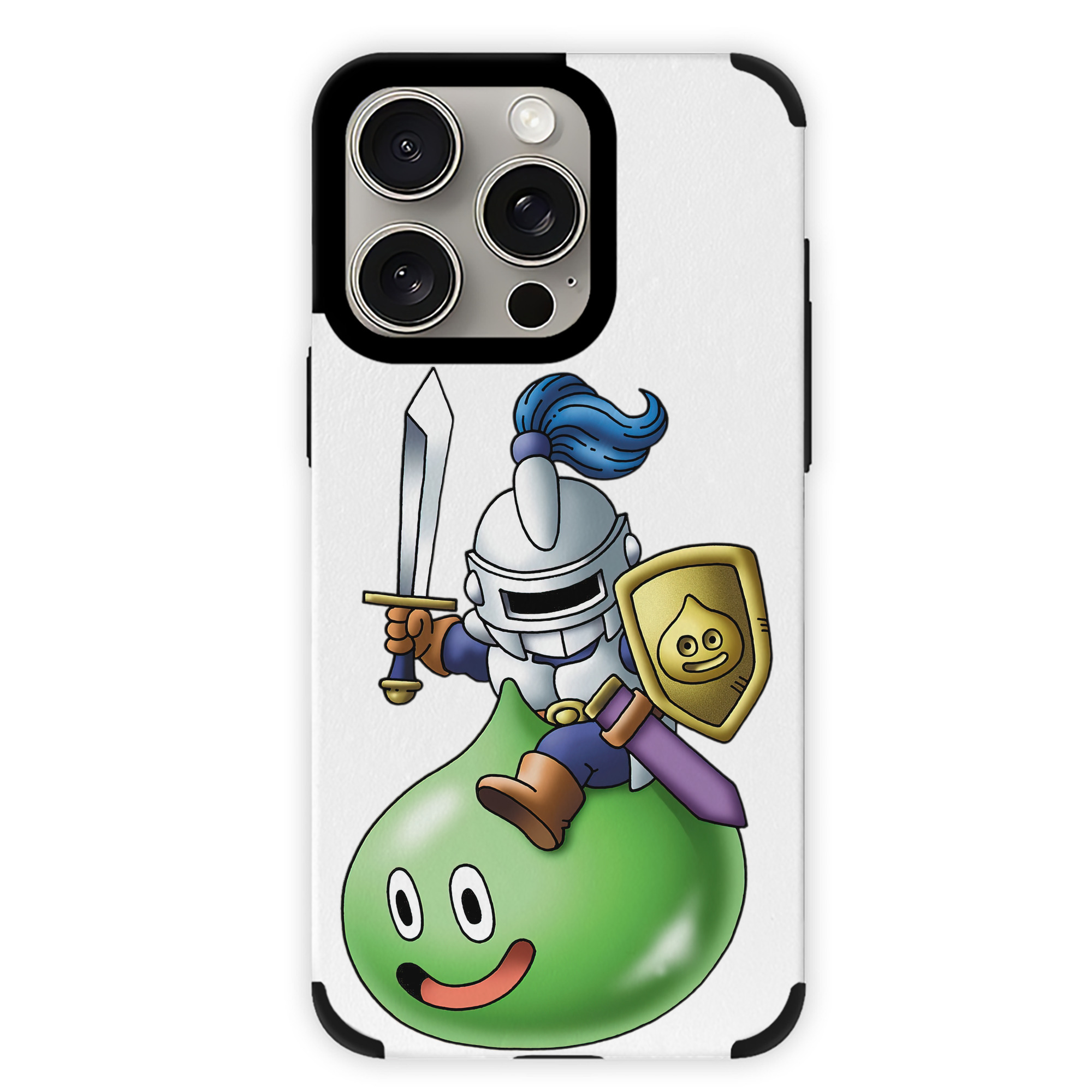 （画像用） ドラゴンクエスト Doragon Kuesuto Dragon Quest 【iPhone15ProMax対応】 PUレザー スマホケース 耐衝撃＆黄変防止