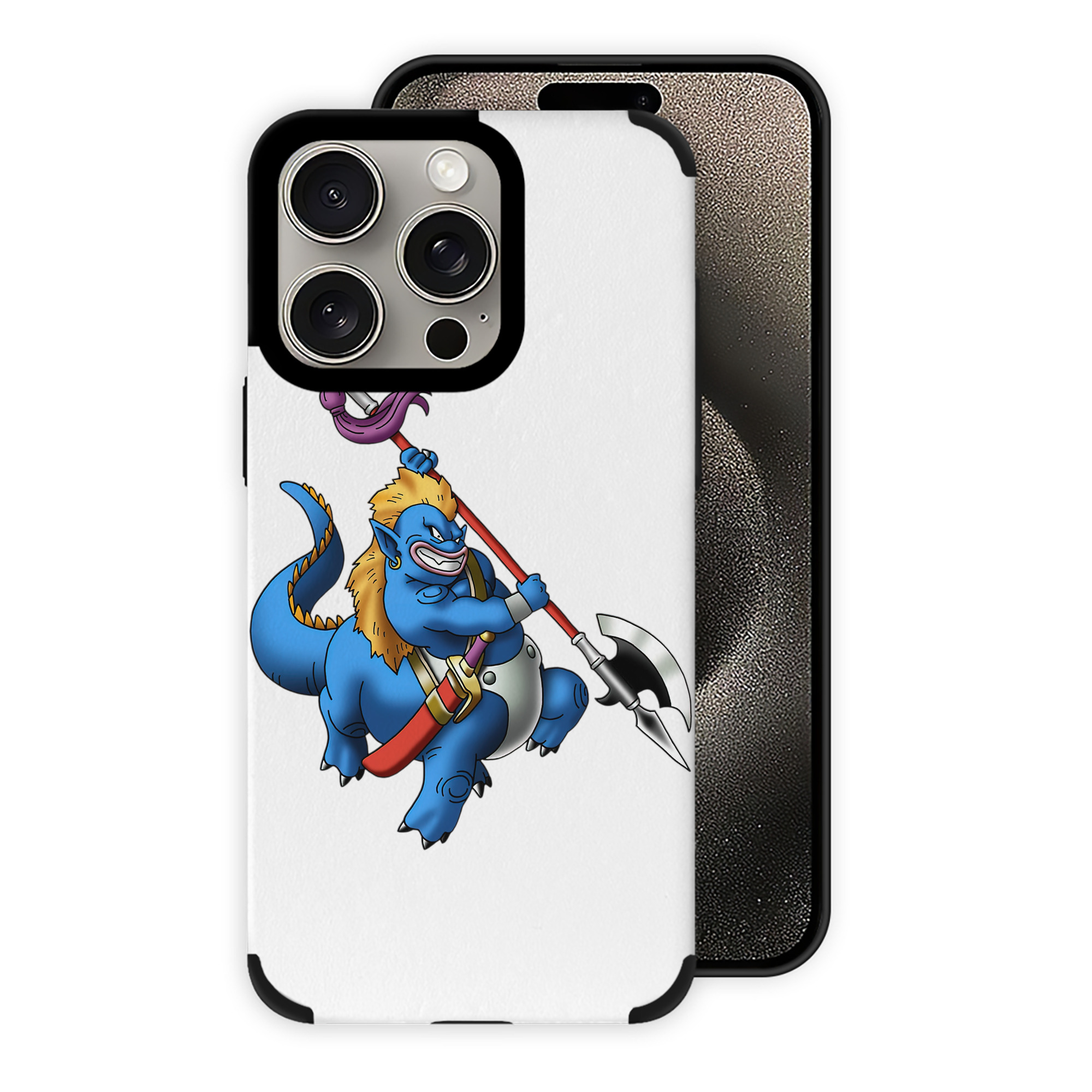 （画像用） ドラゴンクエスト Doragon Kuesuto Dragon Quest 【iPhone15ProMax対応】 PUレザー スマホケース 耐衝撃＆黄変防止