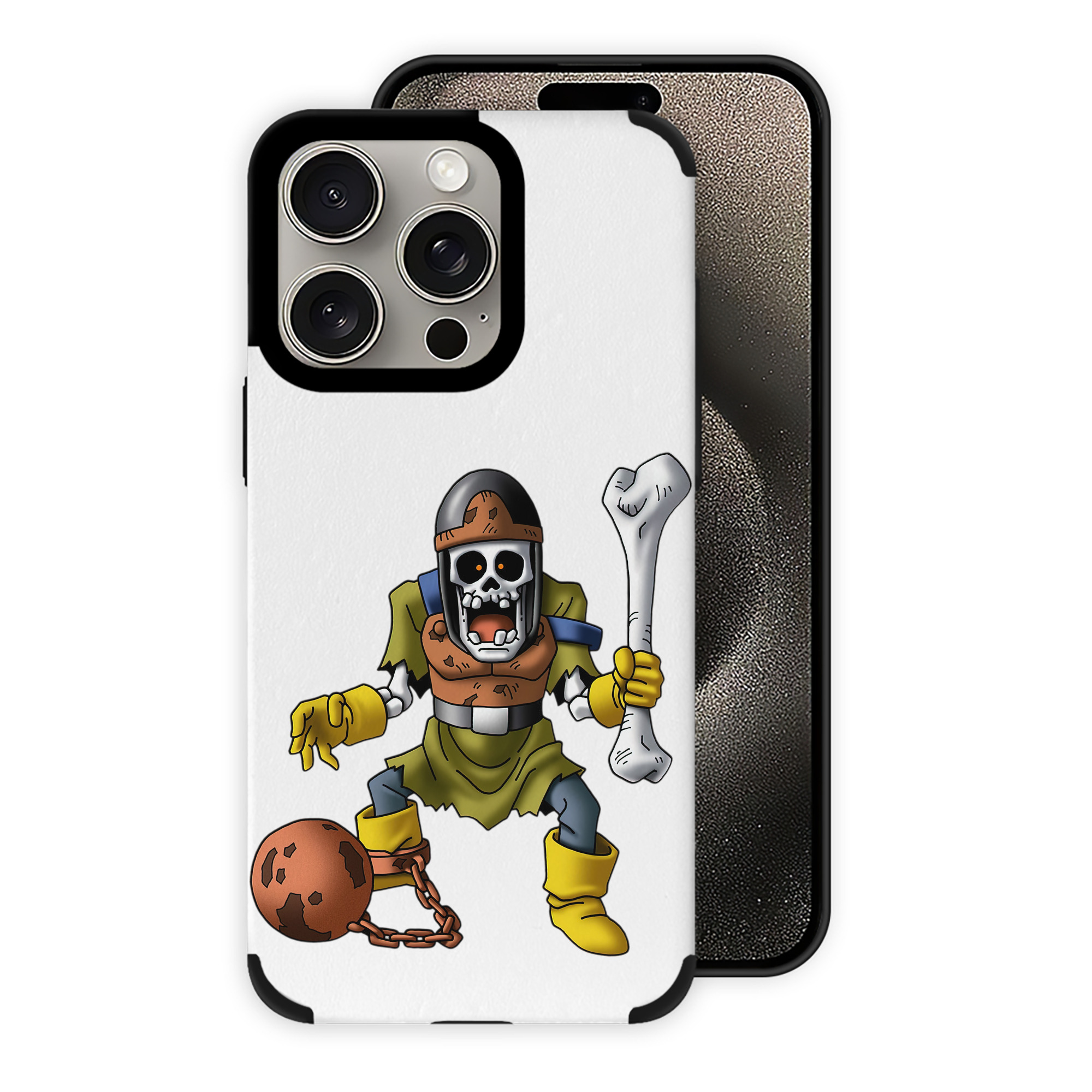 （画像用） ドラゴンクエスト Doragon Kuesuto Dragon Quest 【iPhone15ProMax対応】 PUレザー スマホケース 耐衝撃＆黄変防止