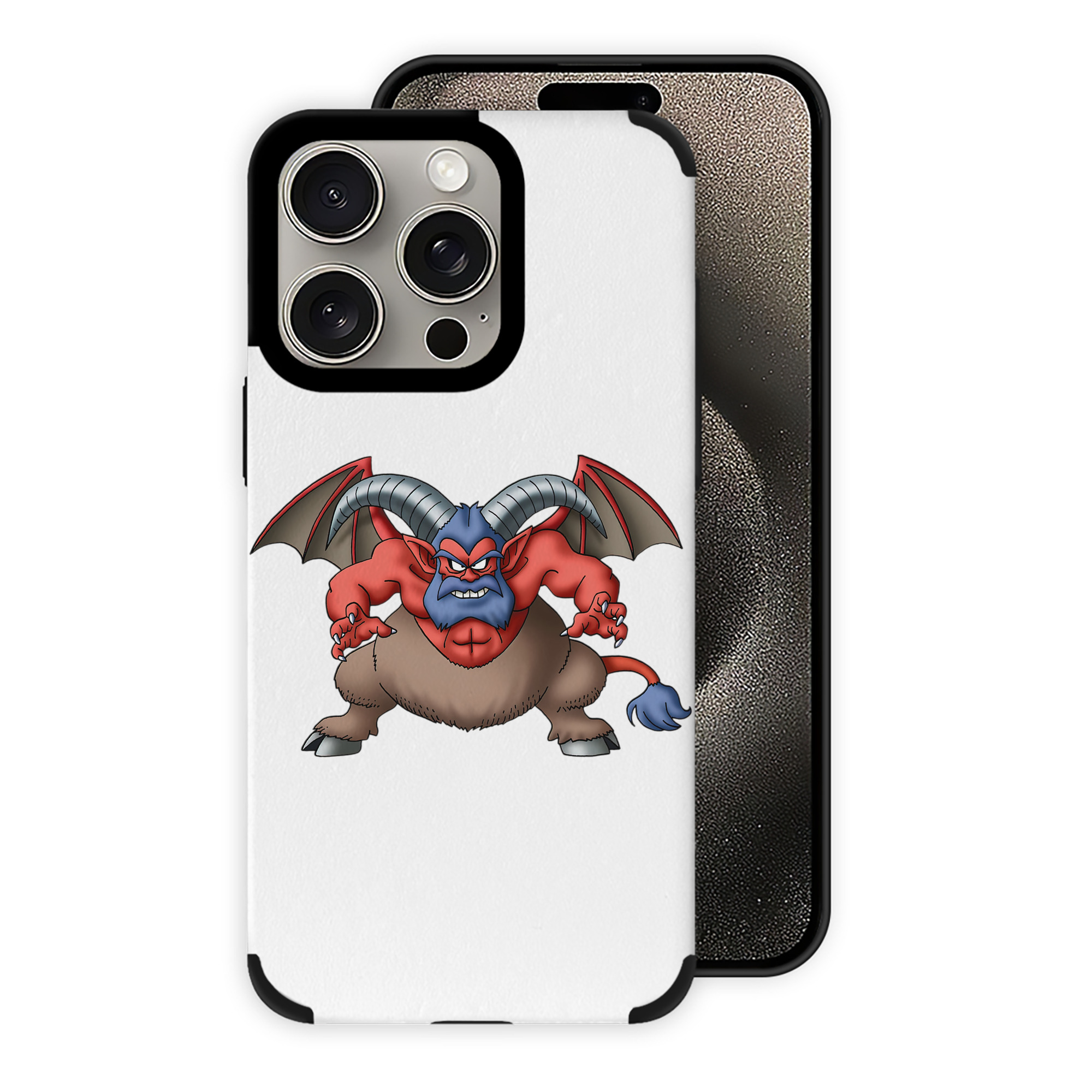 （画像用） ドラゴンクエスト Doragon Kuesuto Dragon Quest 【iPhone15ProMax対応】 PUレザー スマホケース 耐衝撃＆黄変防止