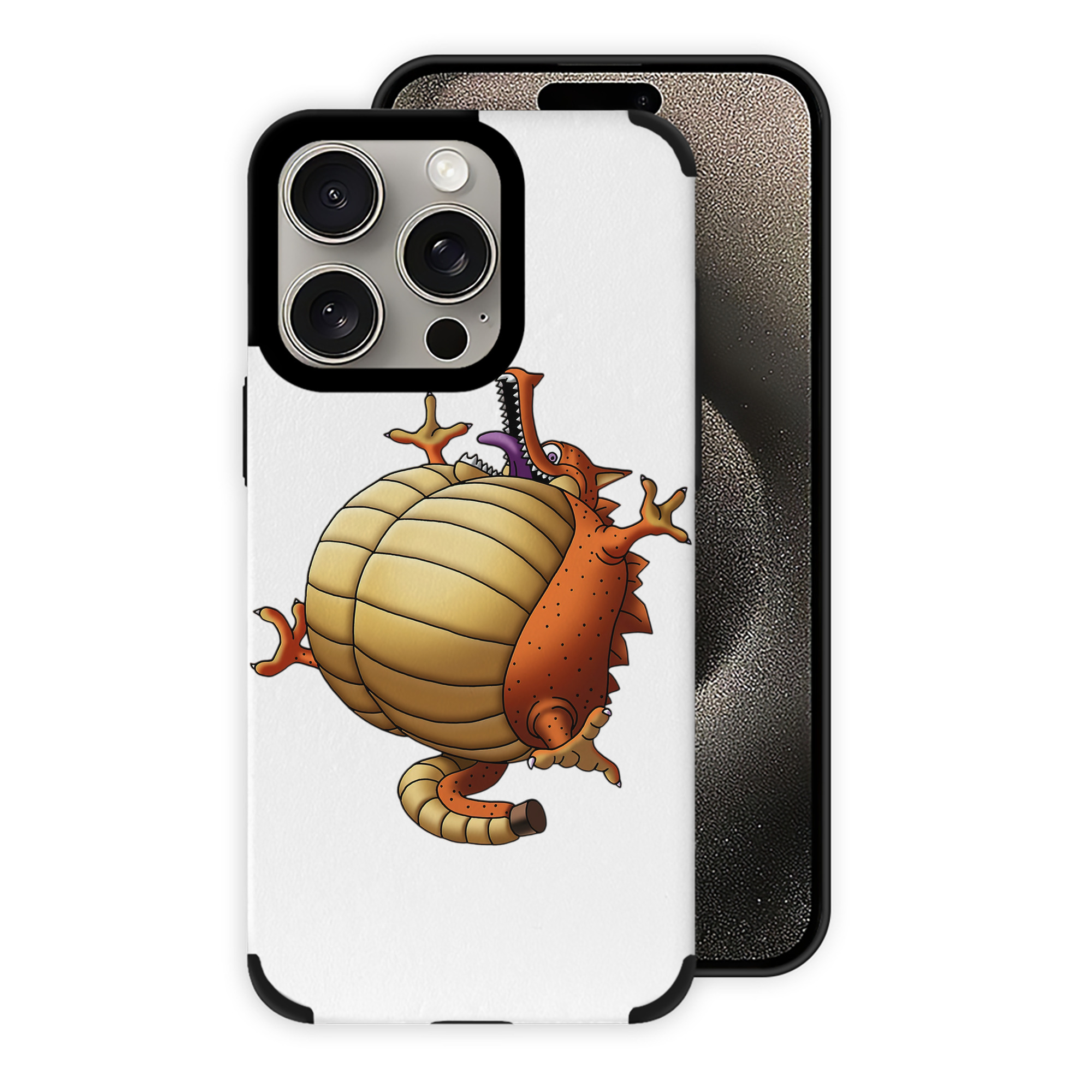 （画像用） ドラゴンクエスト Doragon Kuesuto Dragon Quest 【iPhone15ProMax対応】 PUレザー スマホケース 耐衝撃＆黄変防止