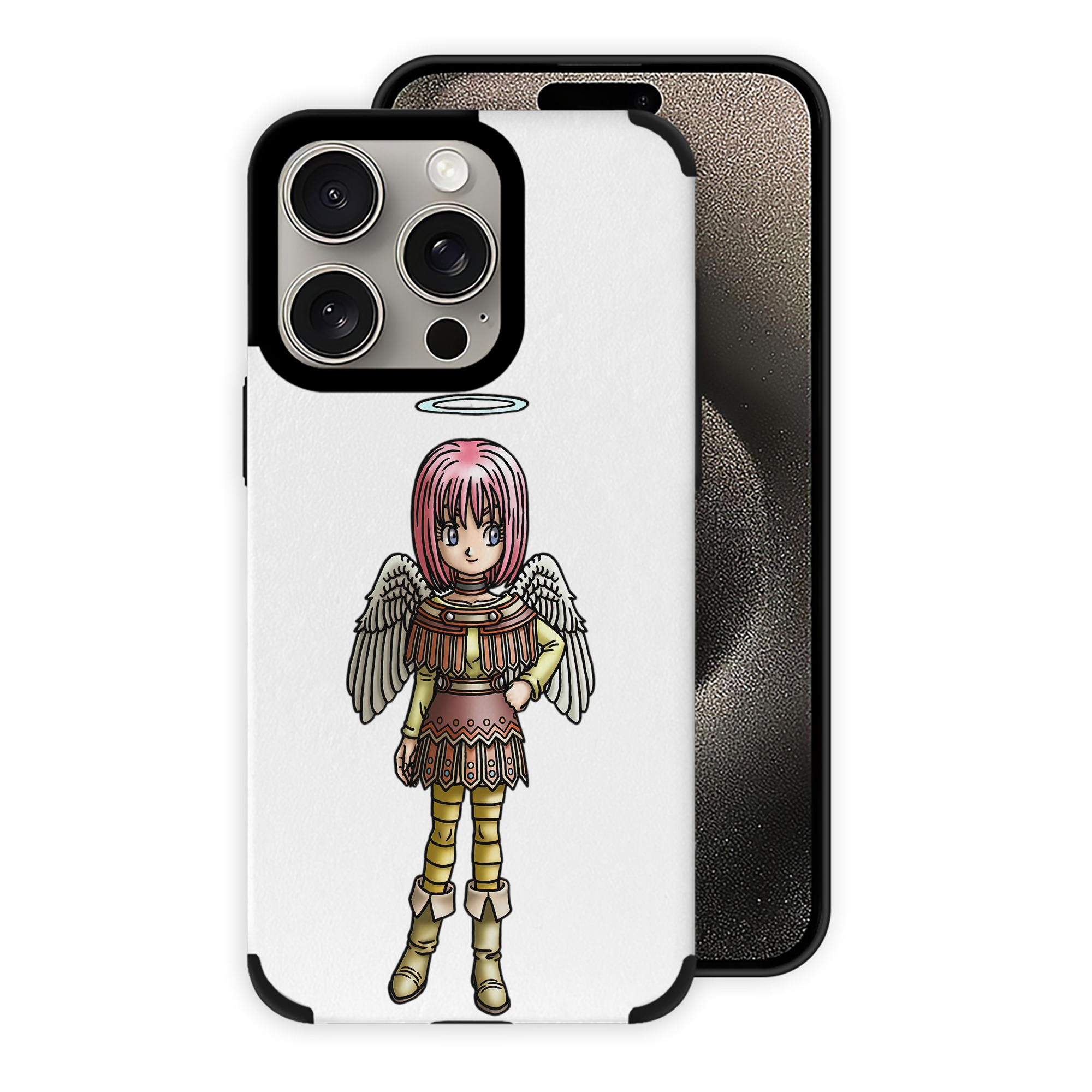 （画像用） ドラゴンクエスト Doragon Kuesuto Dragon Quest 【iPhone15ProMax対応】 PUレザー スマホケース 耐衝撃＆黄変防止
