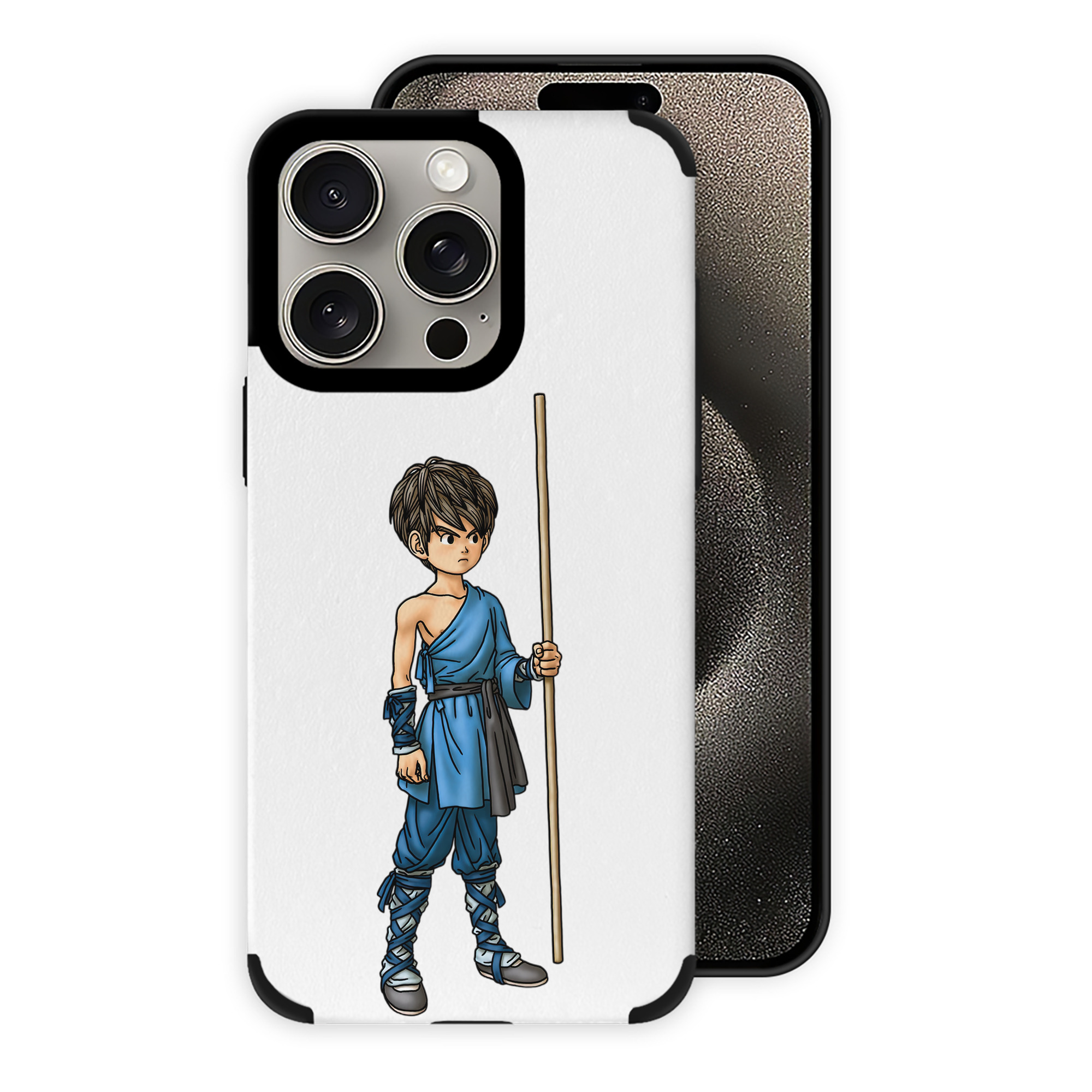 （画像用） ドラゴンクエスト Doragon Kuesuto Dragon Quest 【iPhone15ProMax対応】 PUレザー スマホケース 耐衝撃＆黄変防止