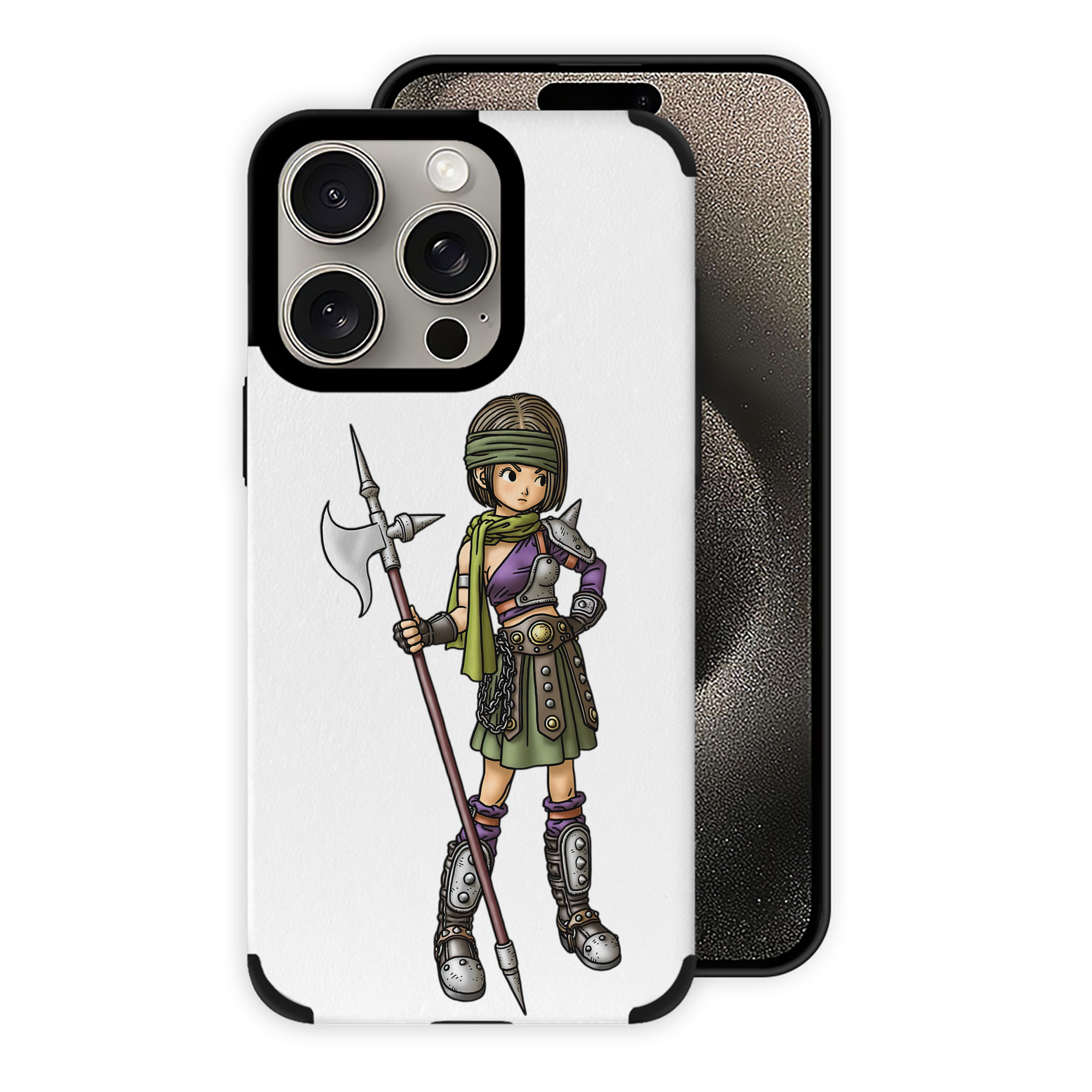 （画像用） ドラゴンクエスト Doragon Kuesuto Dragon Quest 【iPhone15ProMax対応】 PUレザー スマホケース 耐衝撃＆黄変防止
