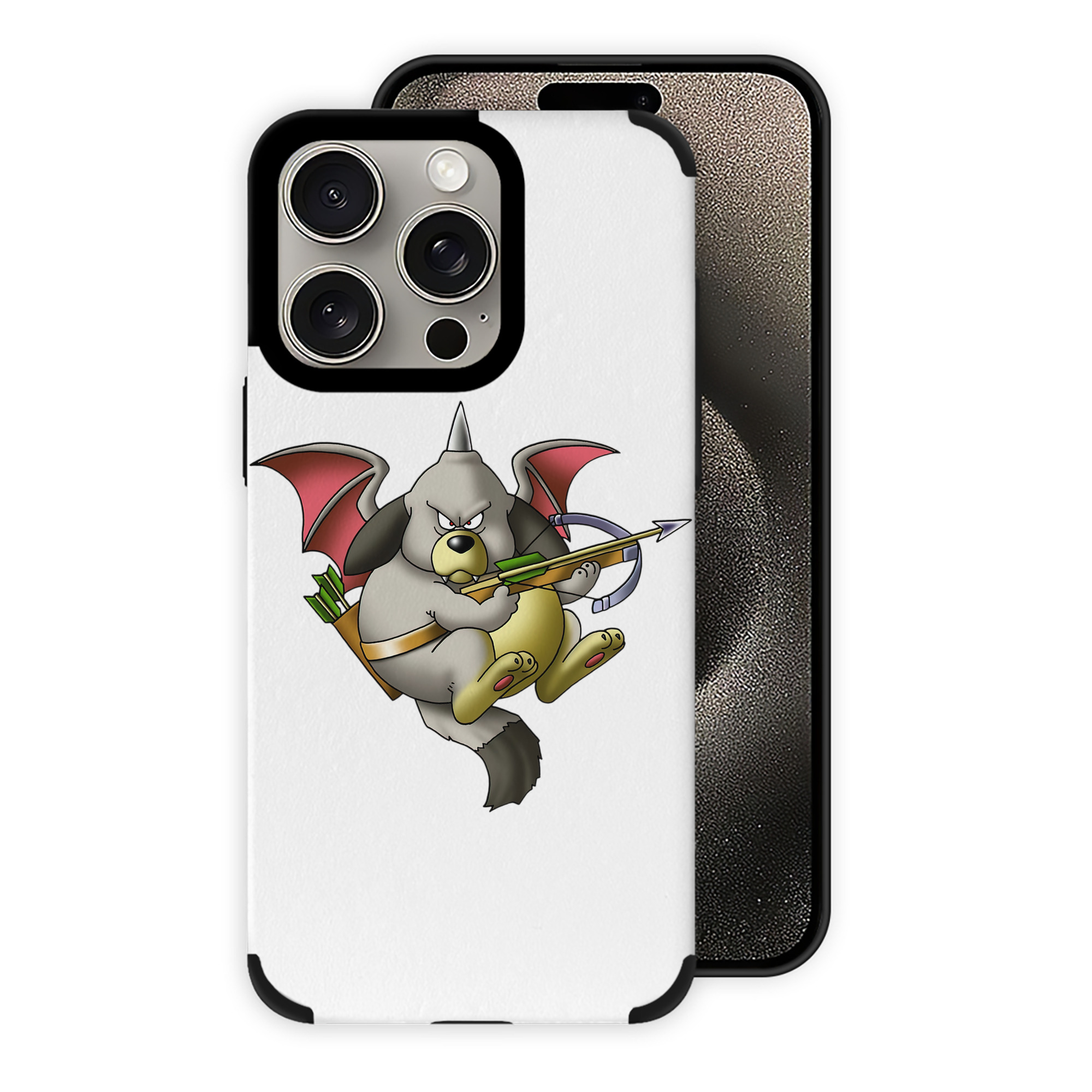 （画像用） ドラゴンクエスト Doragon Kuesuto Dragon Quest 【iPhone15ProMax対応】 PUレザー スマホケース 耐衝撃＆黄変防止