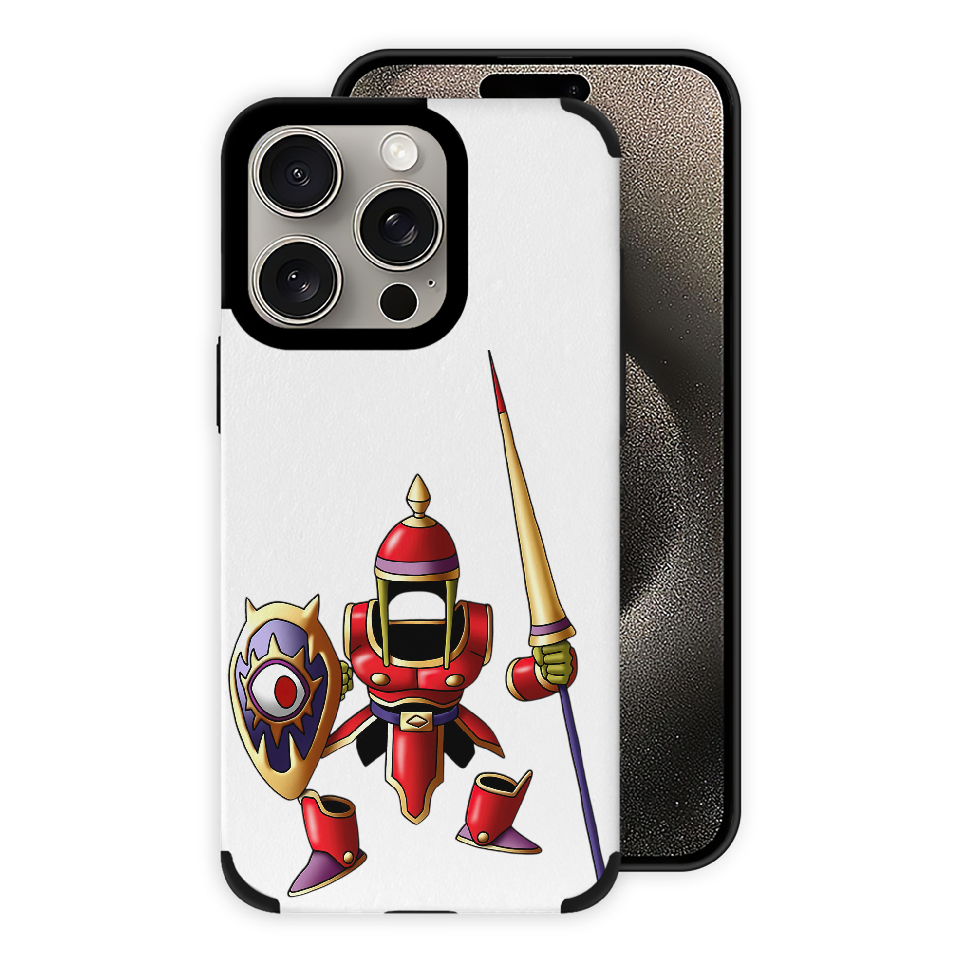 （画像用） ドラゴンクエスト Doragon Kuesuto Dragon Quest 【iPhone15ProMax対応】 PUレザー スマホケース 耐衝撃＆黄変防止