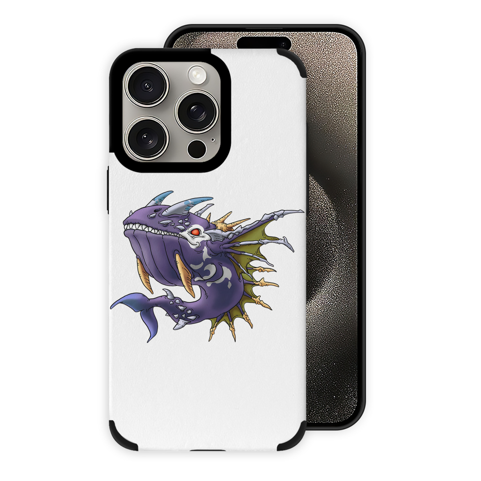 ドラゴンクエスト Doragon Kuesuto Dragon Quest 【iPhone15ProMax対応】 PUレザー スマホケース 耐衝撃＆黄変防止