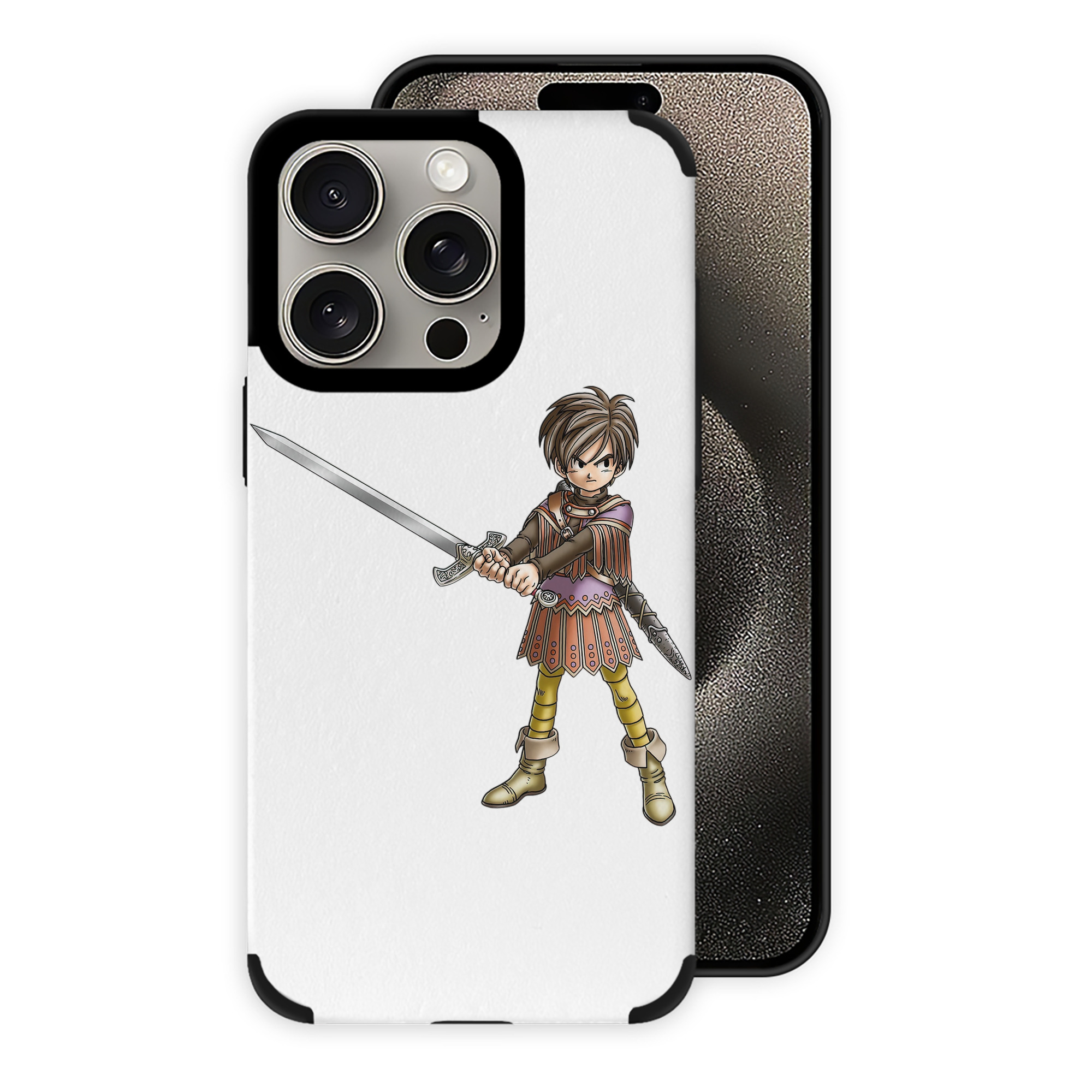 ドラゴンクエスト Doragon Kuesuto Dragon Quest 【iPhone15ProMax対応】 PUレザー スマホケース 耐衝撃＆黄変防止
