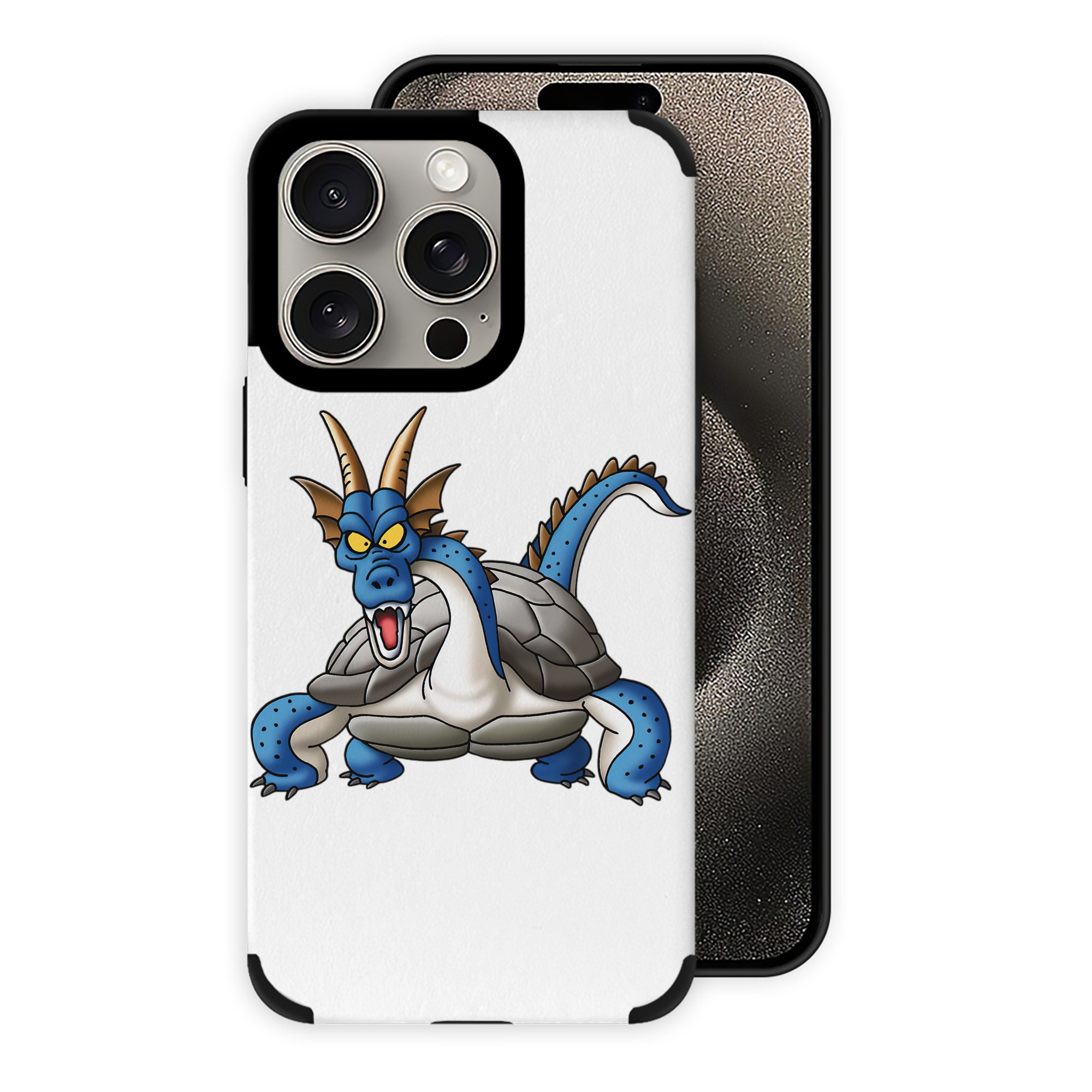 （画像用） ドラゴンクエスト Doragon Kuesuto Dragon Quest 【iPhone15ProMax対応】 PUレザー スマホケース 耐衝撃＆黄変防止