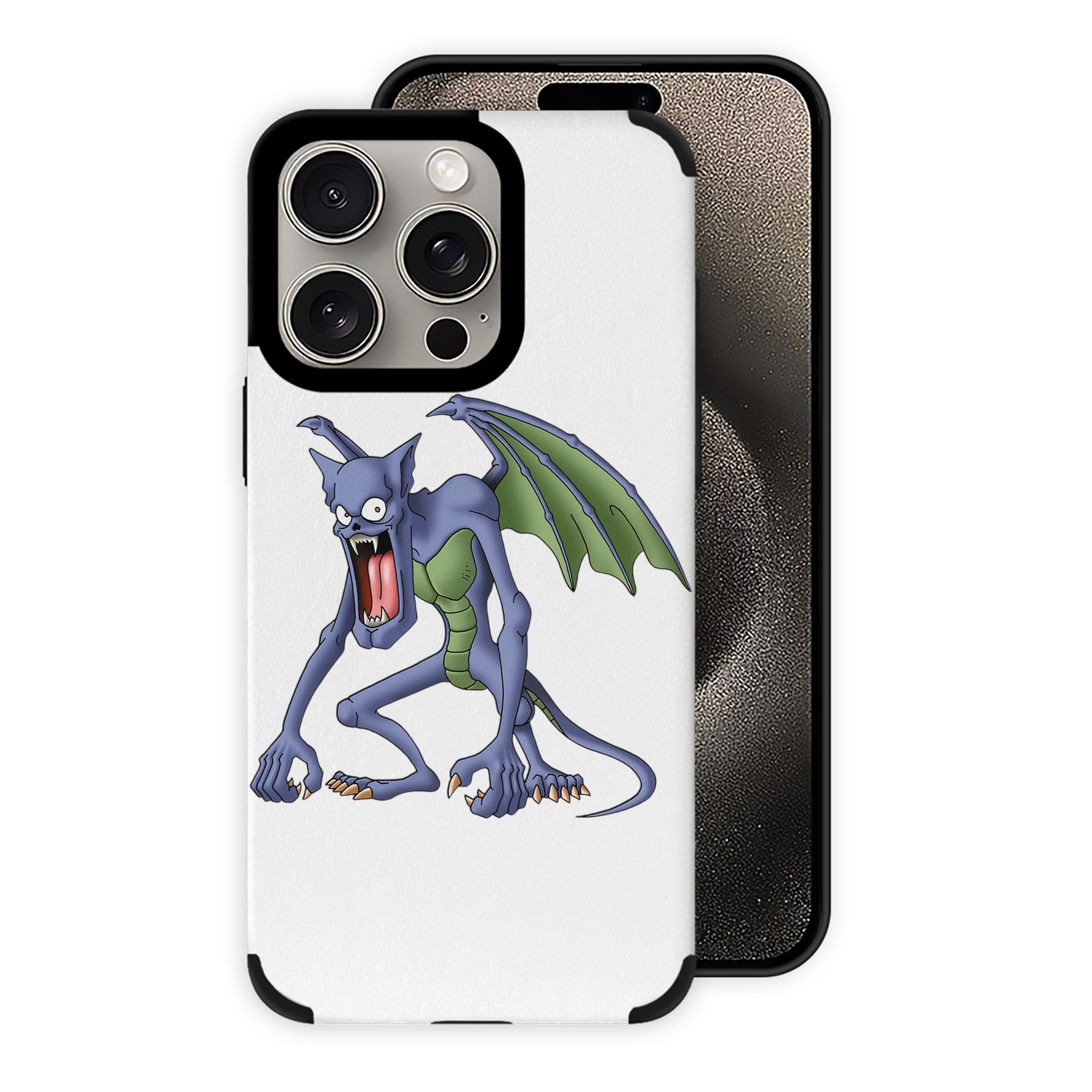 （画像用） ドラゴンクエスト Doragon Kuesuto Dragon Quest 【iPhone15ProMax対応】 PUレザー スマホケース 耐衝撃＆黄変防止