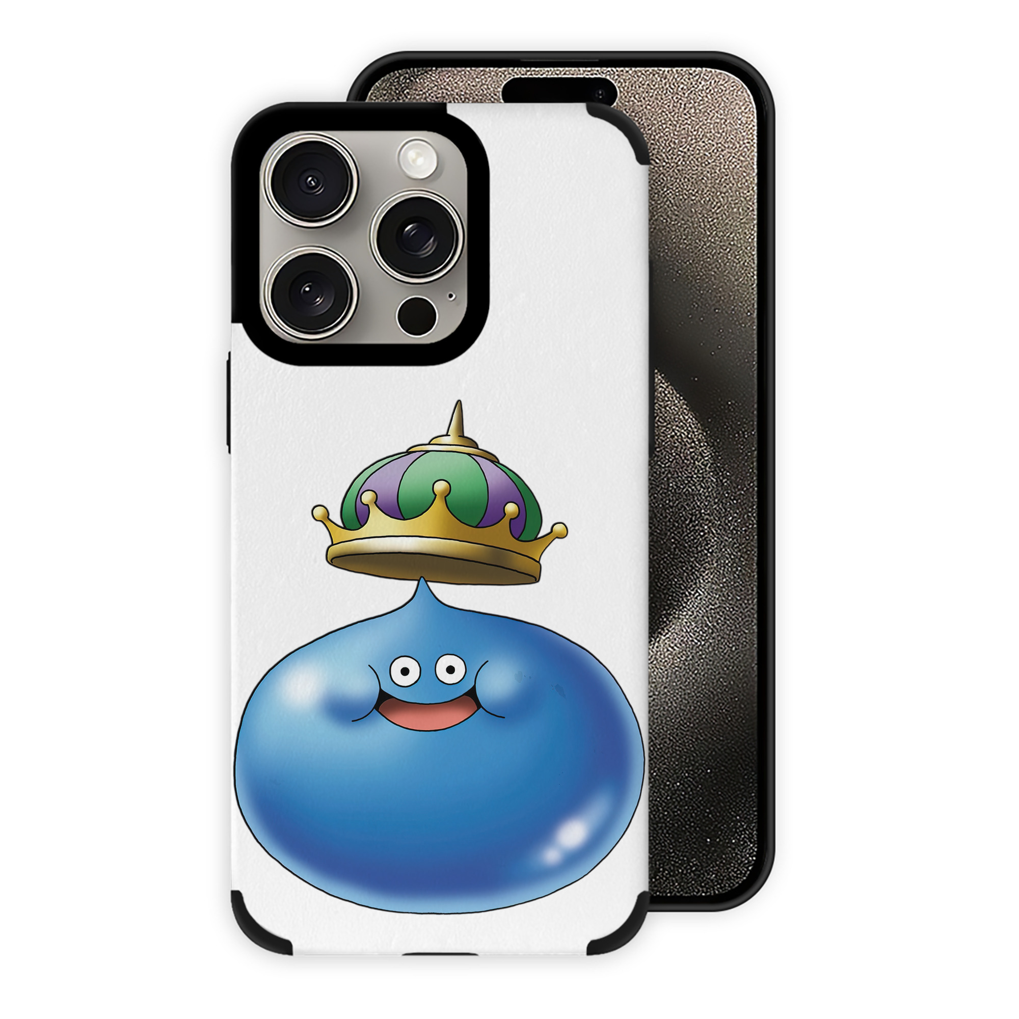 ドラゴンクエスト Doragon Kuesuto Dragon Quest 【iPhone15ProMax対応】 PUレザー スマホケース 耐衝撃＆黄変防止