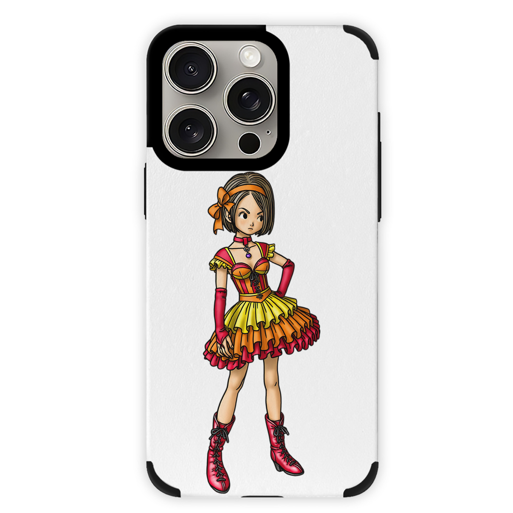 （画像用） ドラゴンクエスト Doragon Kuesuto Dragon Quest 【iPhone15ProMax対応】 PUレザー スマホケース 耐衝撃＆黄変防止