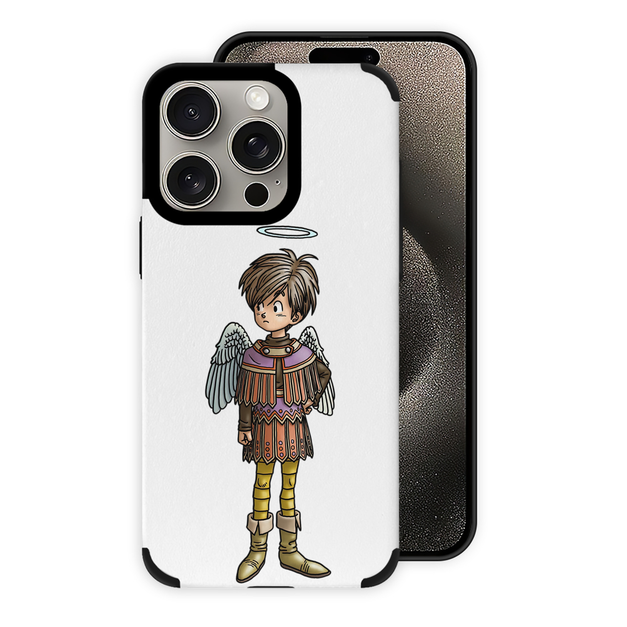 ドラゴンクエスト Doragon Kuesuto Dragon Quest 【iPhone15ProMax対応】 PUレザー スマホケース 耐衝撃＆黄変防止