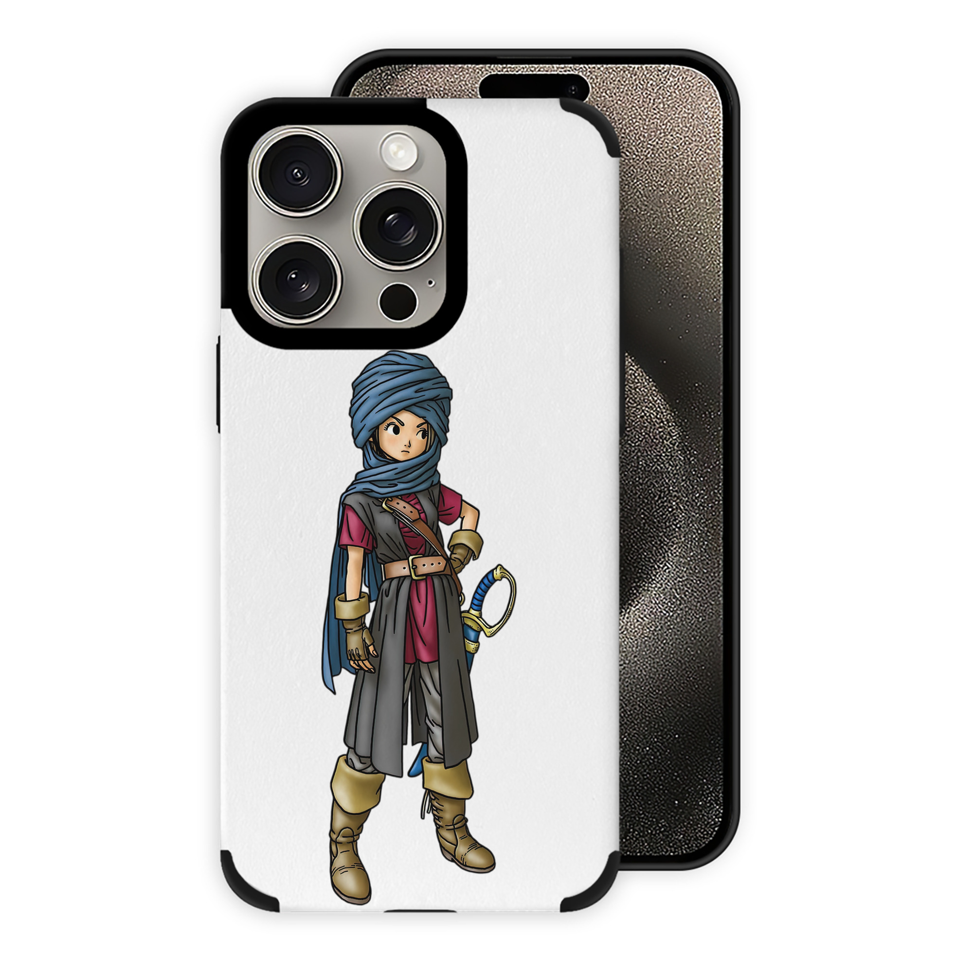 ドラゴンクエスト Doragon Kuesuto Dragon Quest 【iPhone15ProMax対応】 PUレザー スマホケース 耐衝撃＆黄変防止