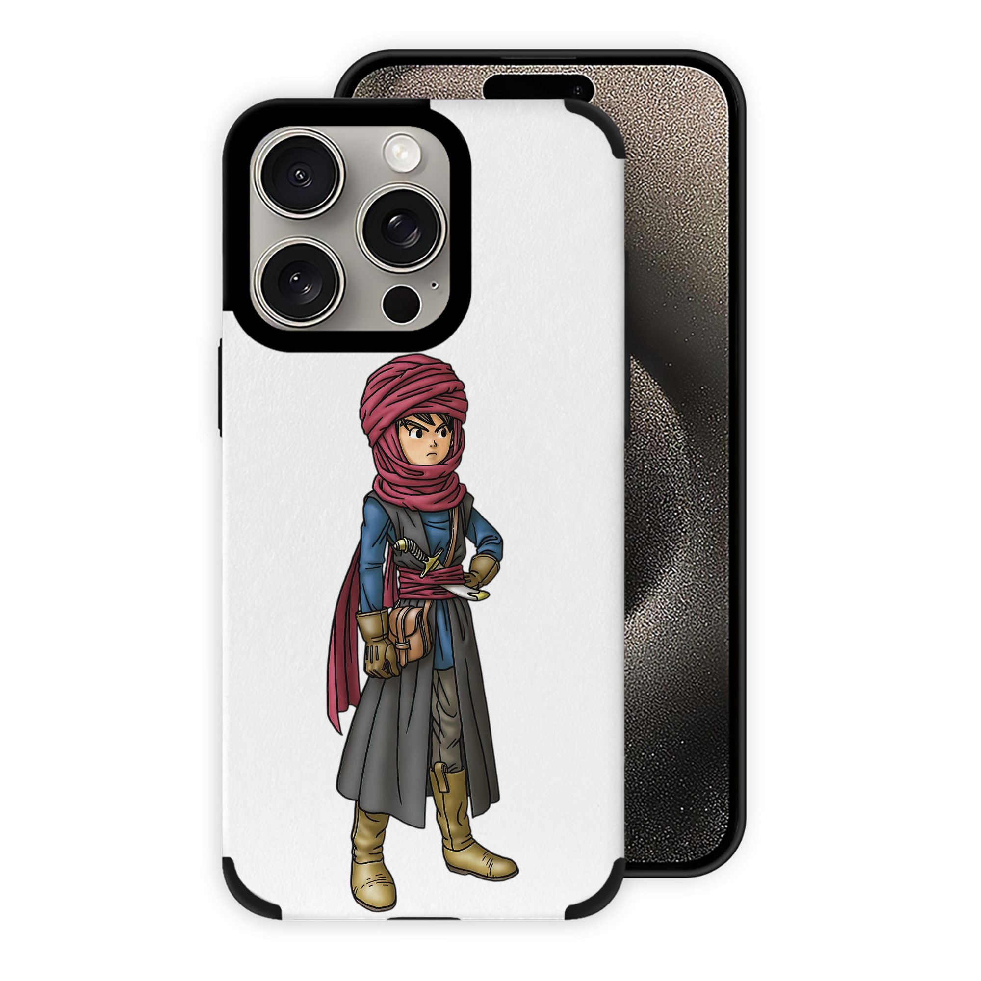 ドラゴンクエスト Doragon Kuesuto Dragon Quest 【iPhone15ProMax対応】 PUレザー スマホケース 耐衝撃＆黄変防止