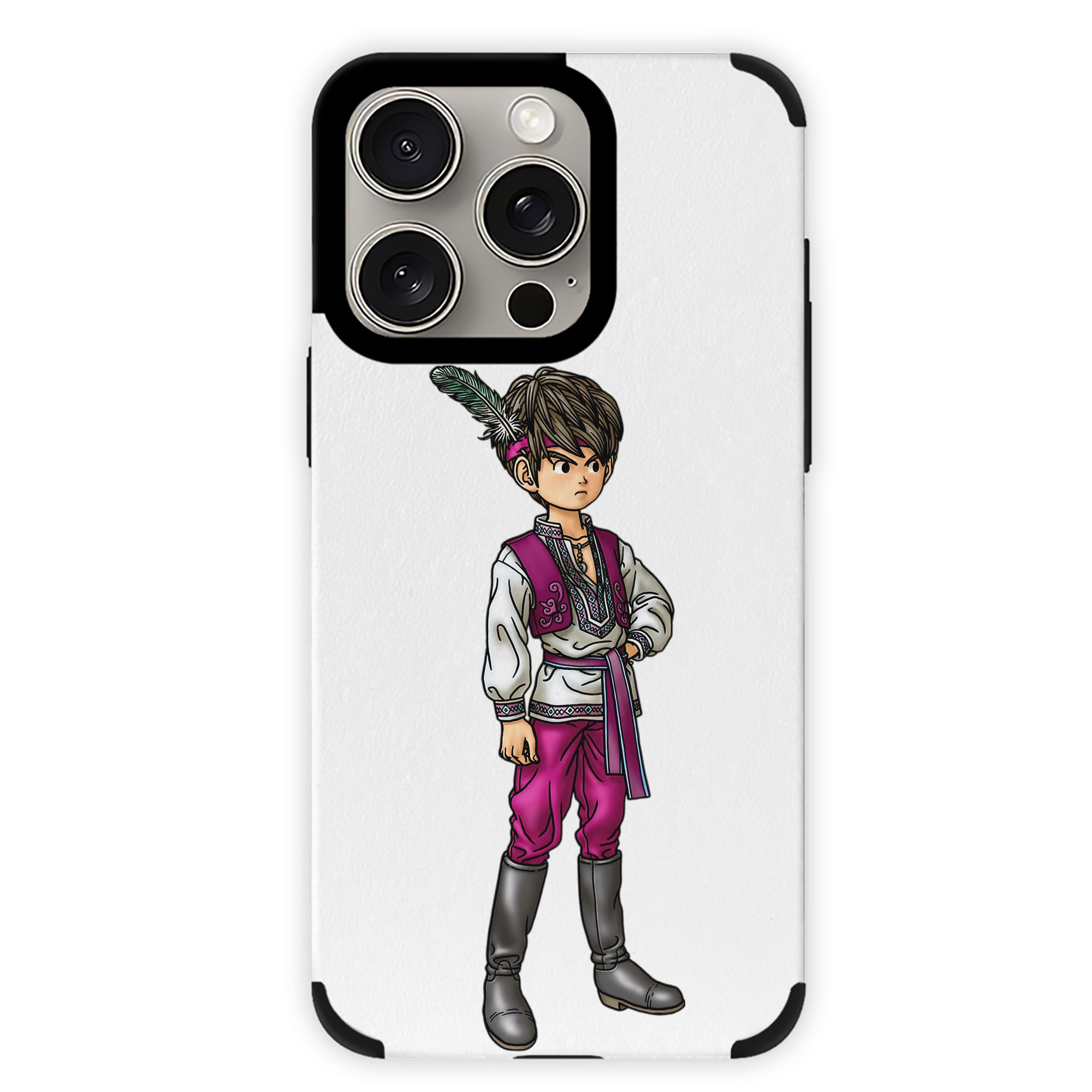 ドラゴンクエスト Doragon Kuesuto Dragon Quest 【iPhone15ProMax対応】 PUレザー スマホケース 耐衝撃＆黄変防止