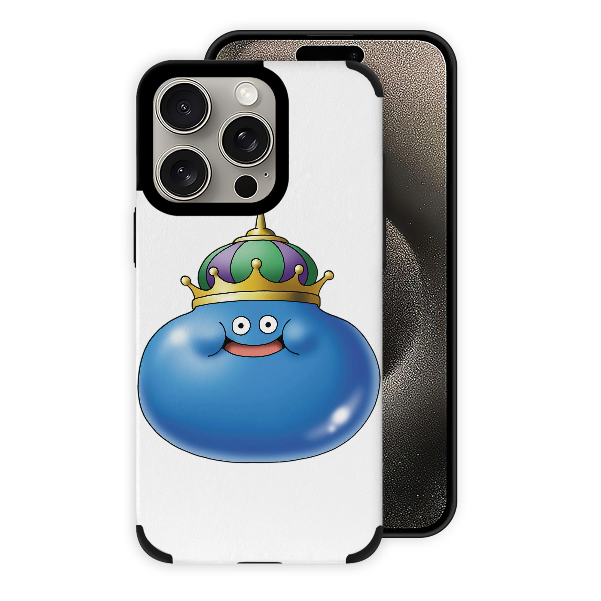 ドラゴンクエスト Doragon Kuesuto Dragon Quest 【iPhone15ProMax対応】 PUレザー スマホケース 耐衝撃＆黄変防止