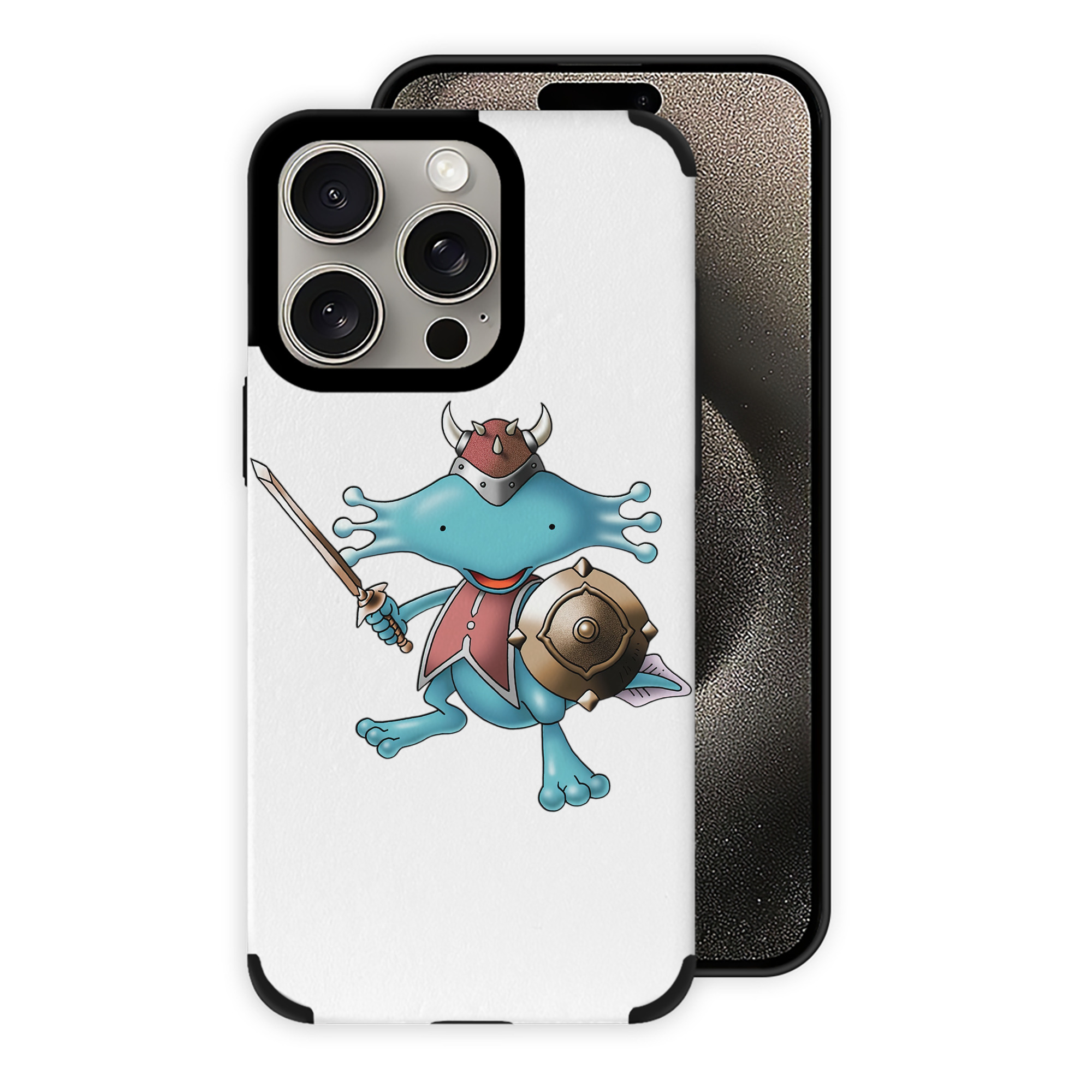（画像用） ドラゴンクエスト Doragon Kuesuto Dragon Quest 【iPhone15ProMax対応】 PUレザー スマホケース 耐衝撃＆黄変防止