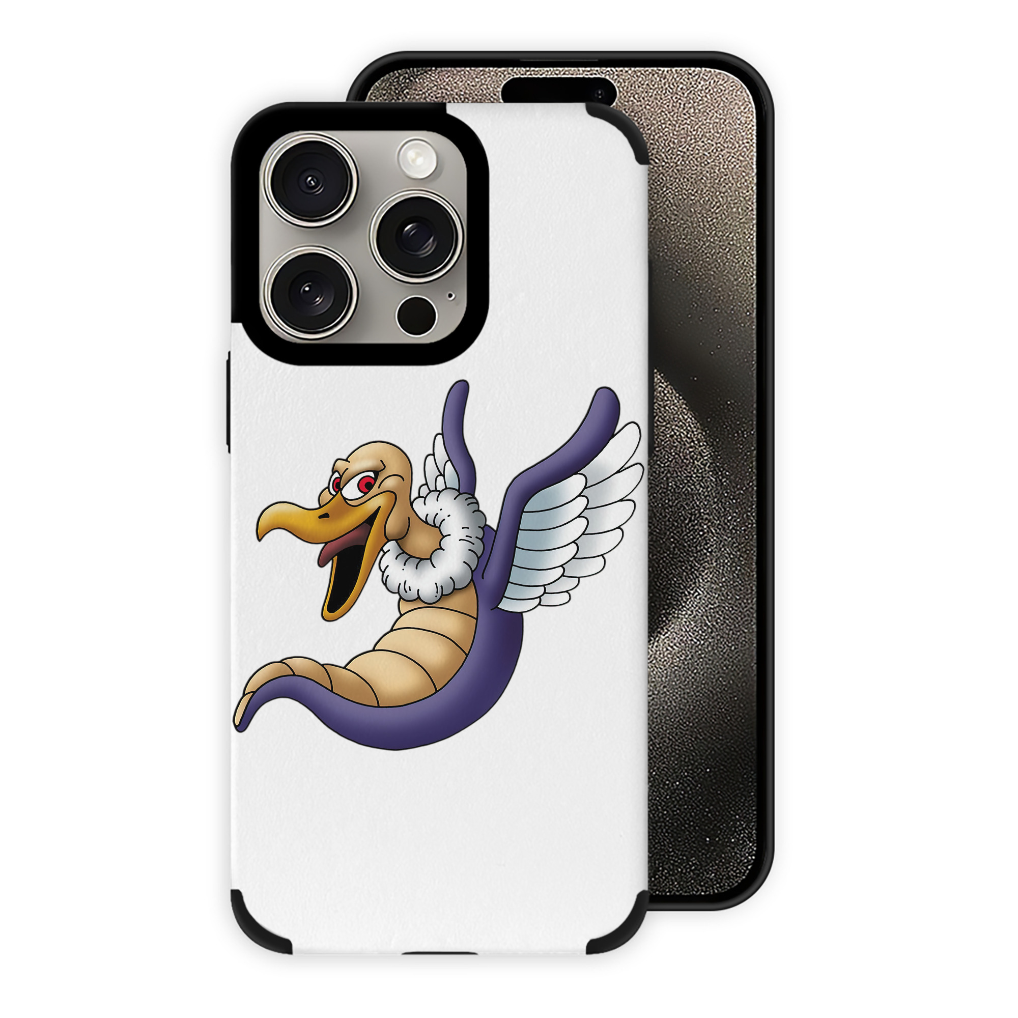 ドラゴンクエスト Doragon Kuesuto Dragon Quest 【iPhone15ProMax対応】 PUレザー スマホケース 耐衝撃＆黄変防止
