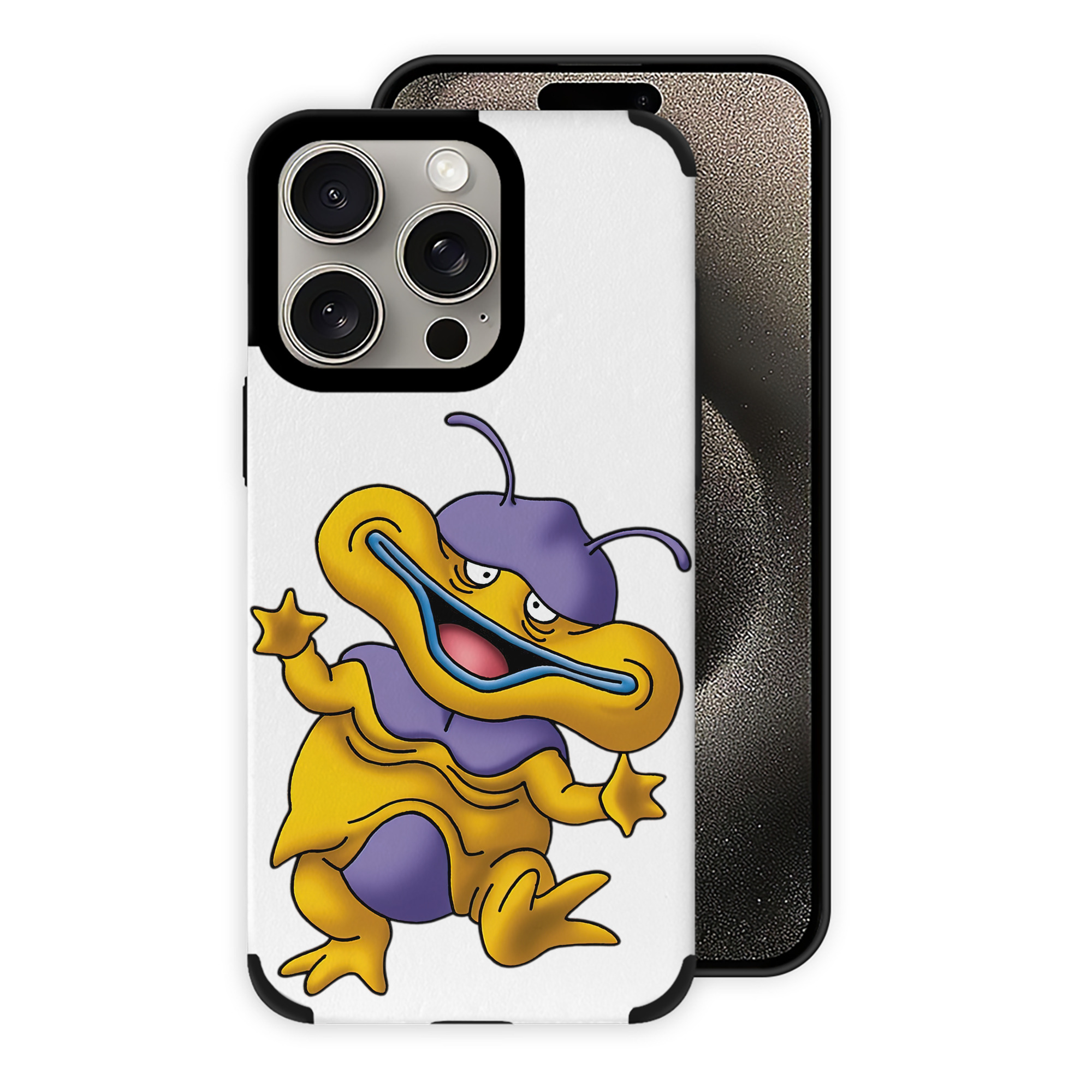 （画像用） ドラゴンクエスト Doragon Kuesuto Dragon Quest 【iPhone15ProMax対応】 PUレザー スマホケース 耐衝撃＆黄変防止