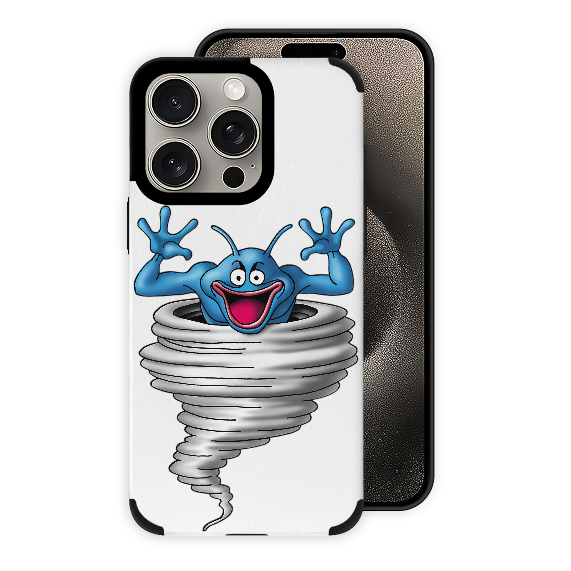 ドラゴンクエスト Doragon Kuesuto Dragon Quest 【iPhone15ProMax対応】 PUレザー スマホケース 耐衝撃＆黄変防止
