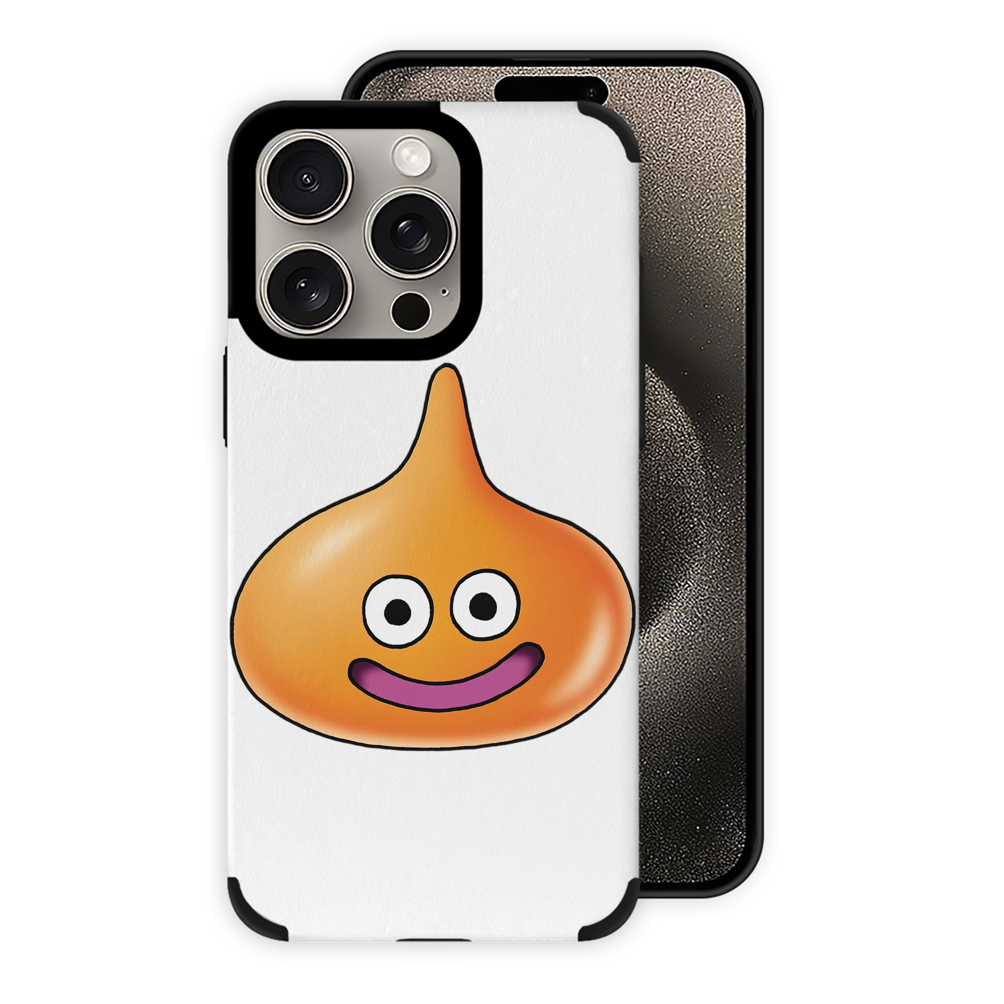 ドラゴンクエスト Doragon Kuesuto Dragon Quest 【iPhone15ProMax対応】 PUレザー スマホケース 耐衝撃＆黄変防止