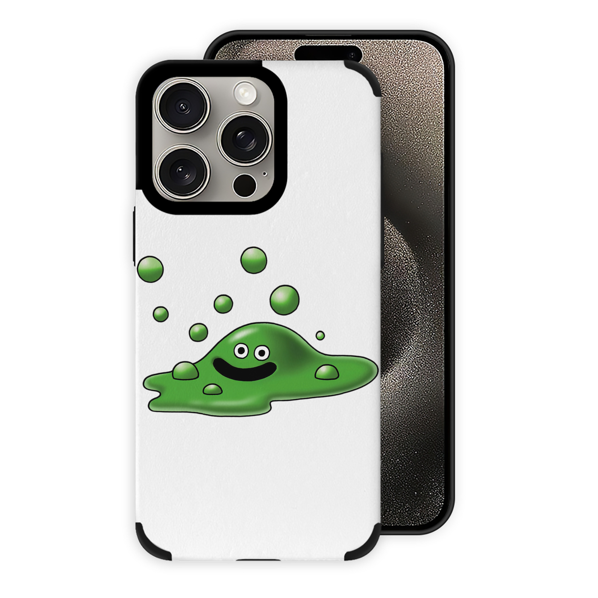 （画像用） ドラゴンクエスト Doragon Kuesuto Dragon Quest 【iPhone15ProMax対応】 PUレザー スマホケース 耐衝撃＆黄変防止